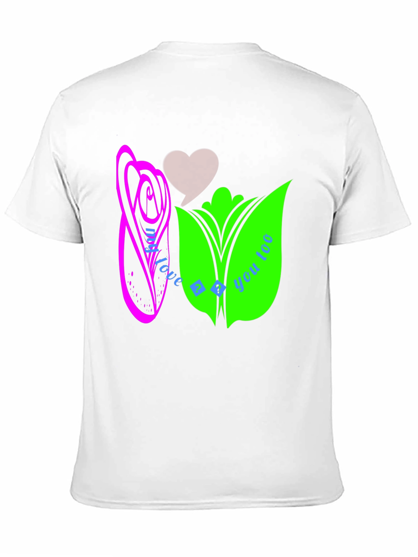 Modern Graphic Tee - Love Theme