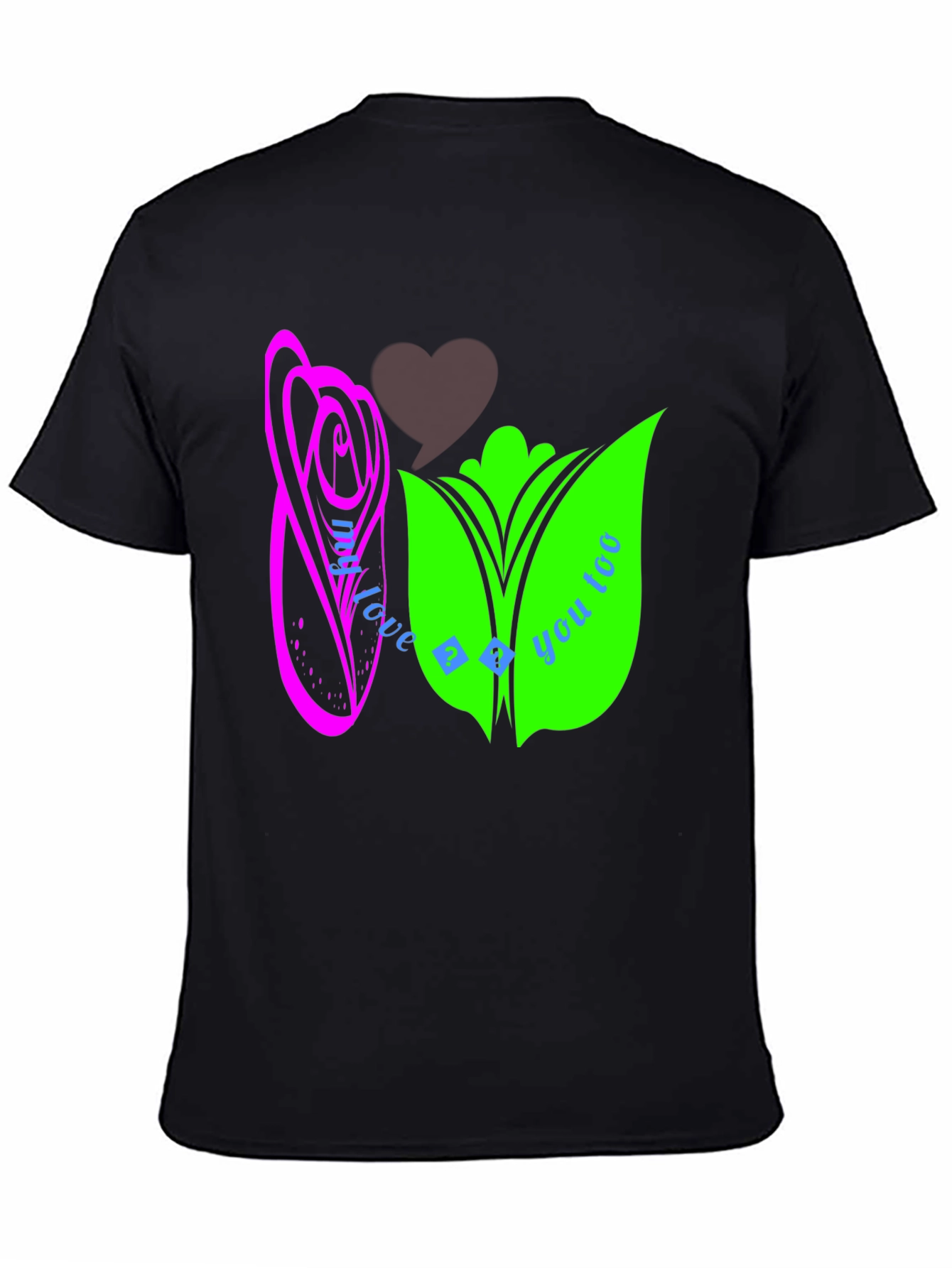 Modern Graphic Tee - Love Theme