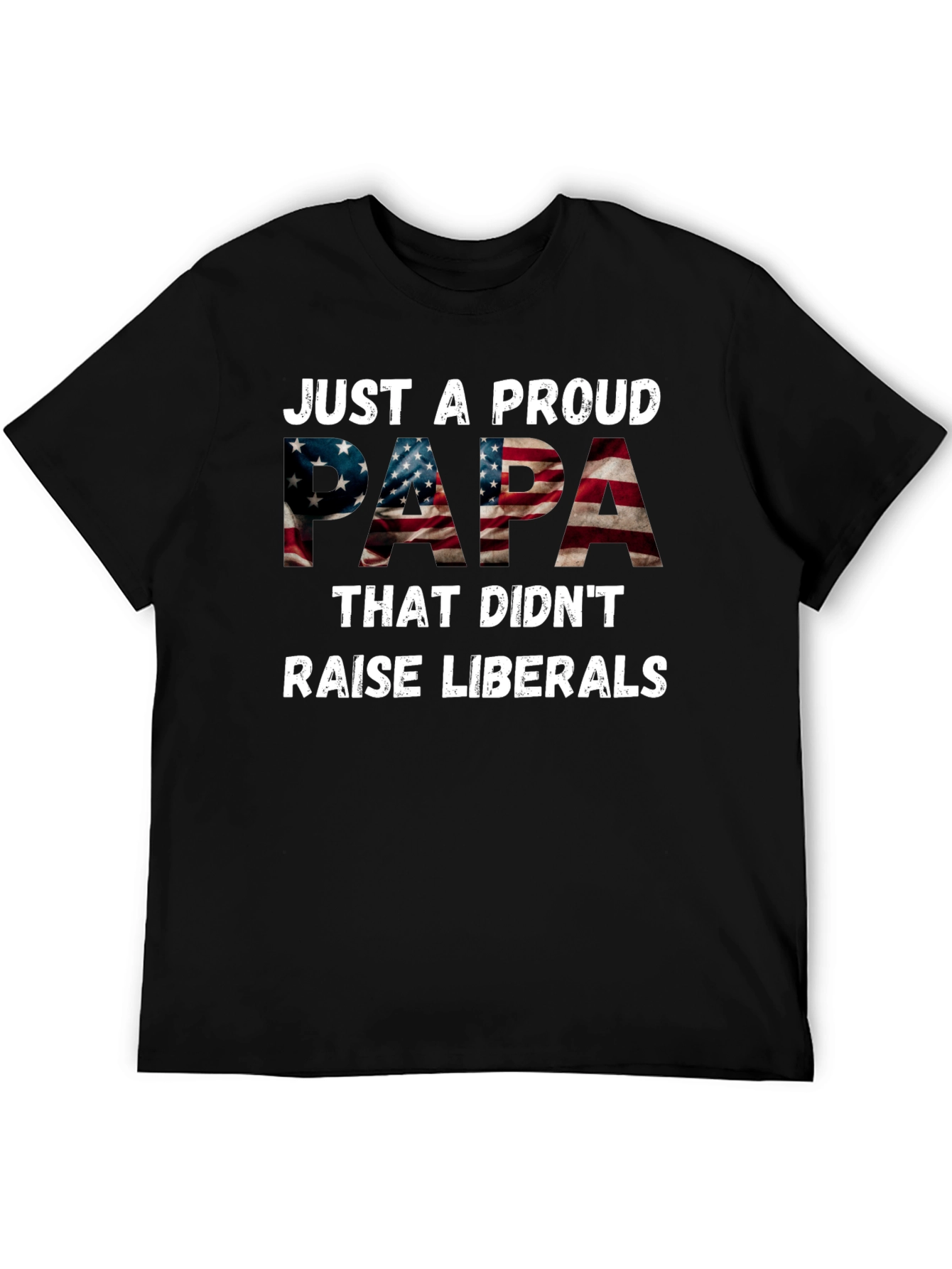 Proud Papa Patriotic T-Shirt