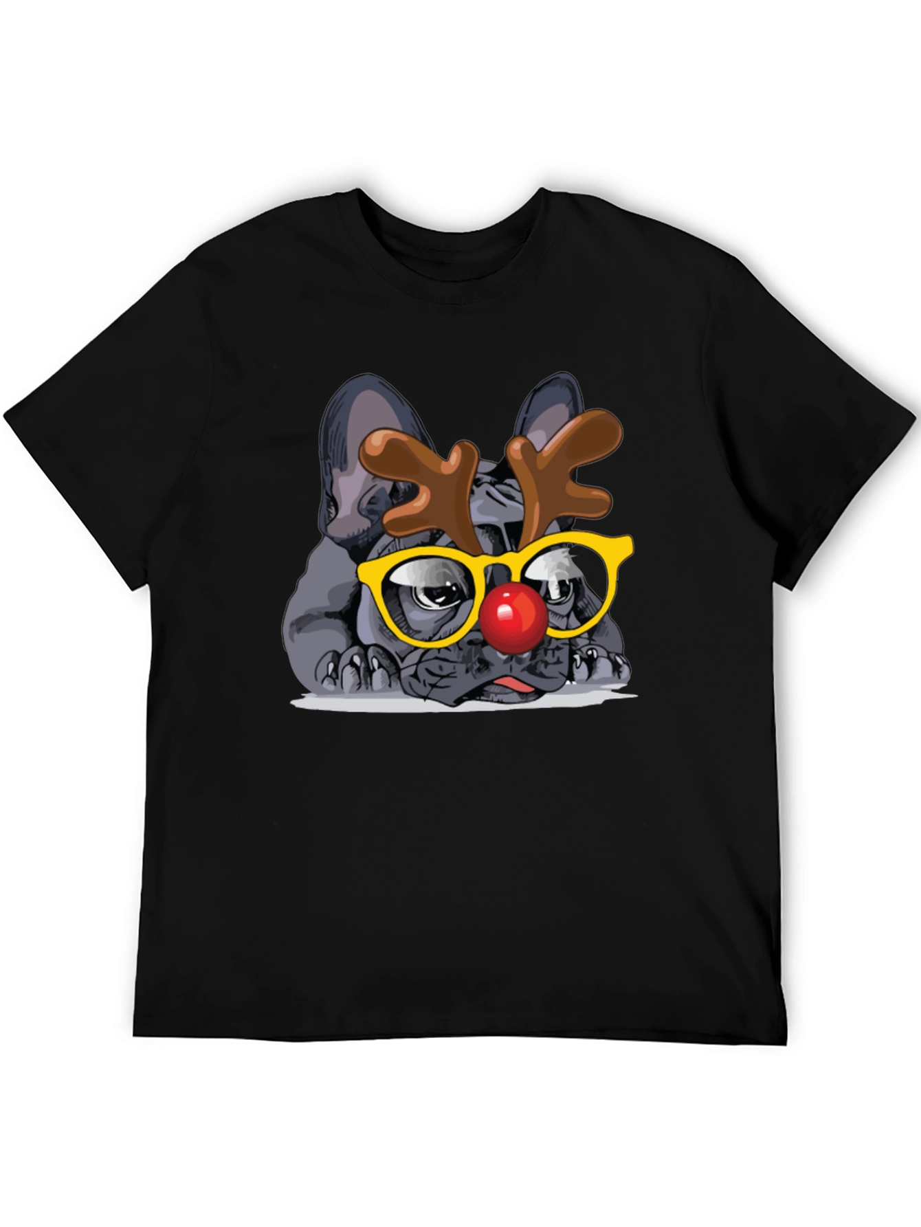 Reindeer Dog Christmas T-Shirt – Funny Holiday Dog Lover Tee