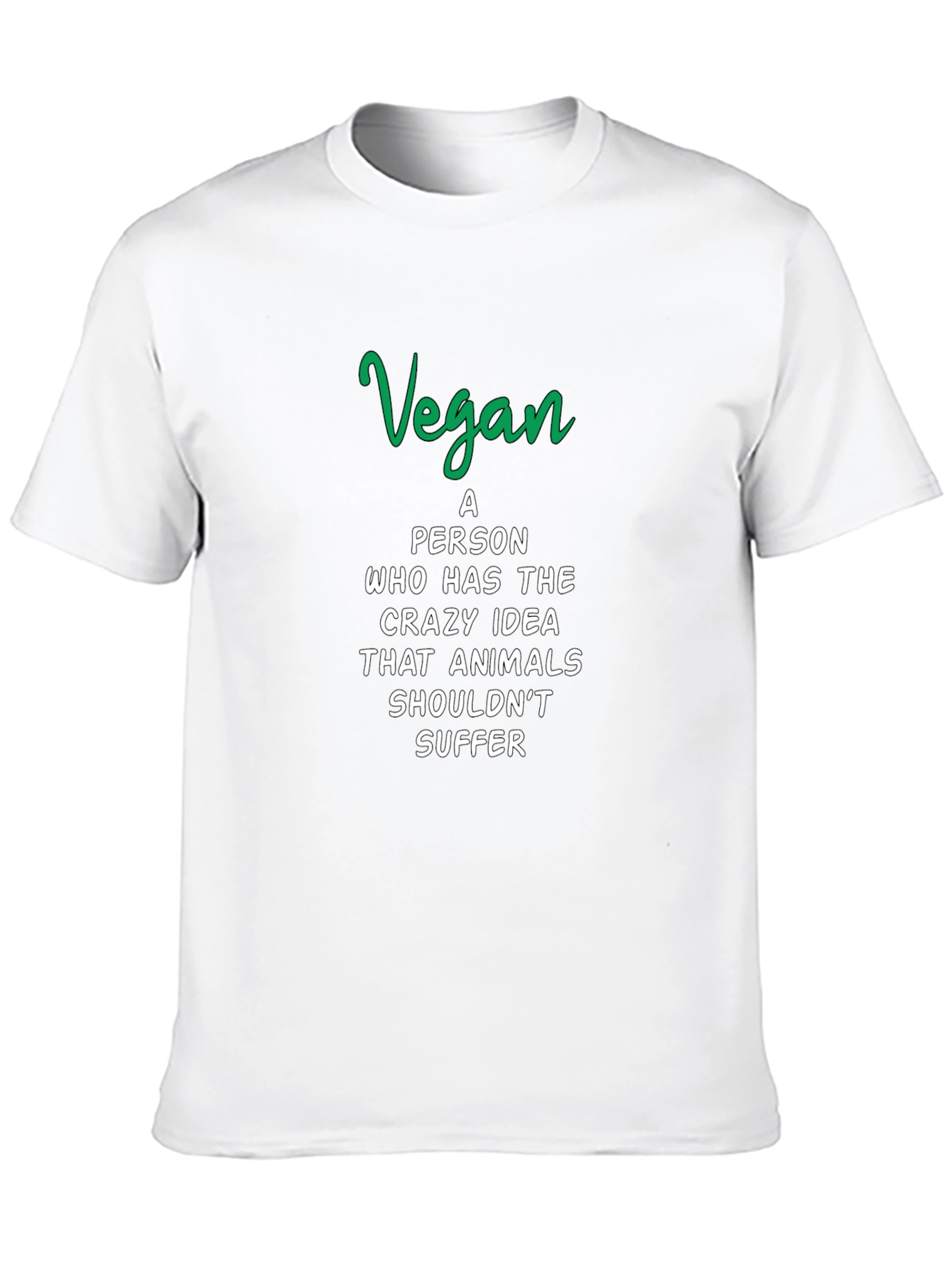 Vegan Statement T-Shirt - Animal Rights Tee