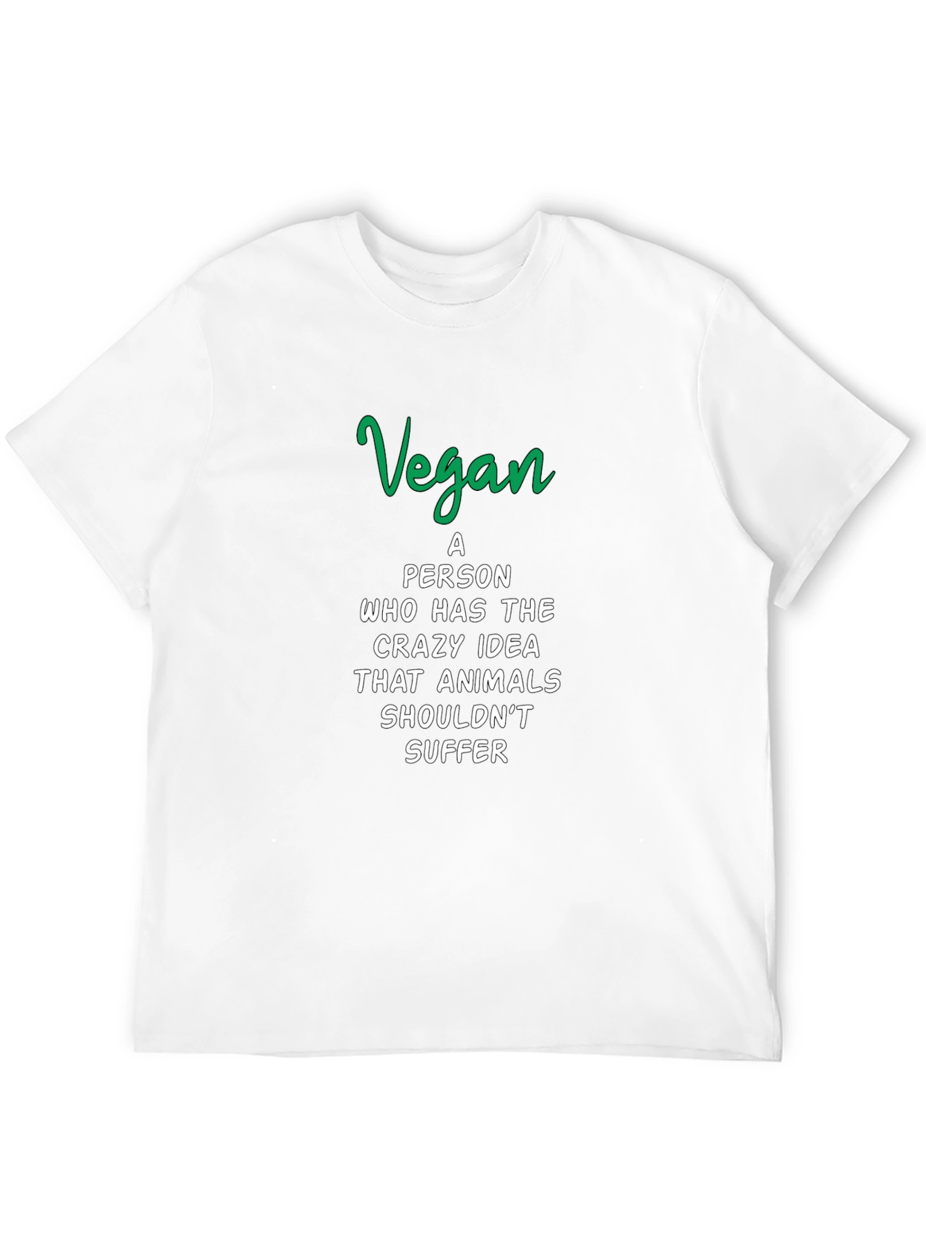 Vegan Statement T-Shirt - Animal Rights Tee