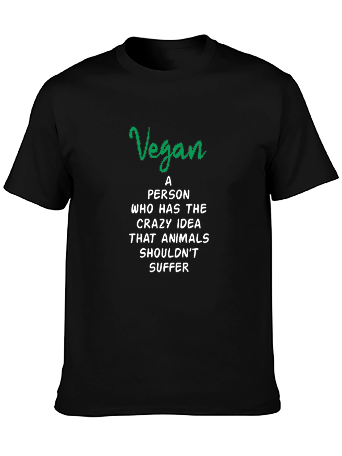 Vegan Statement T-Shirt - Animal Rights Tee