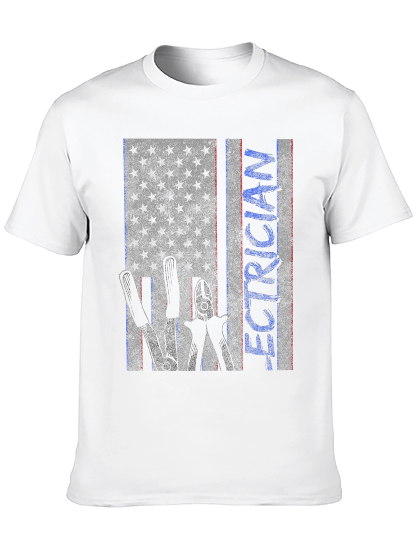Electrician American Flag T-Shirt