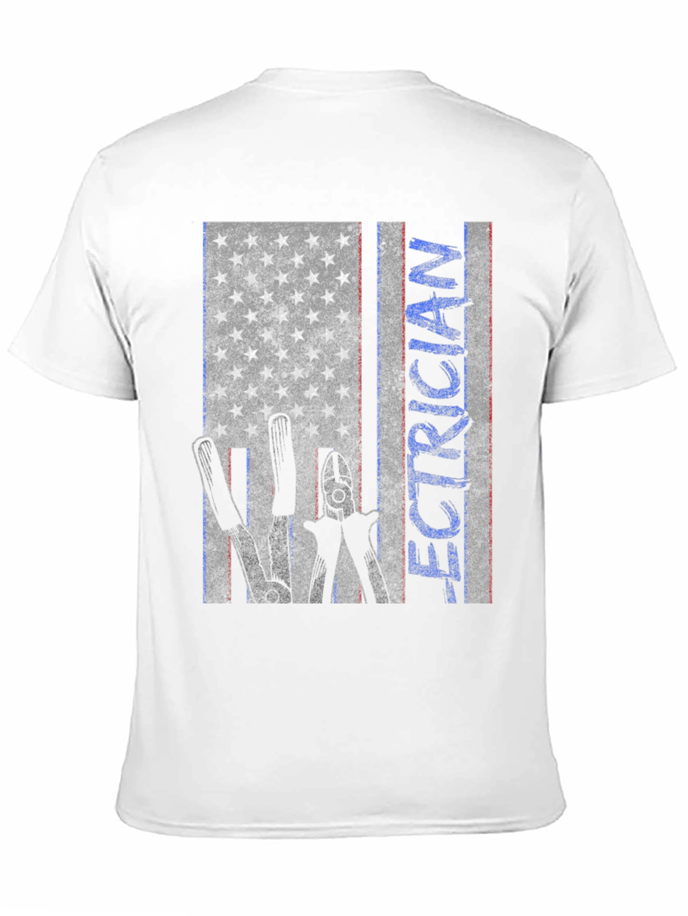 Electrician American Flag T-Shirt