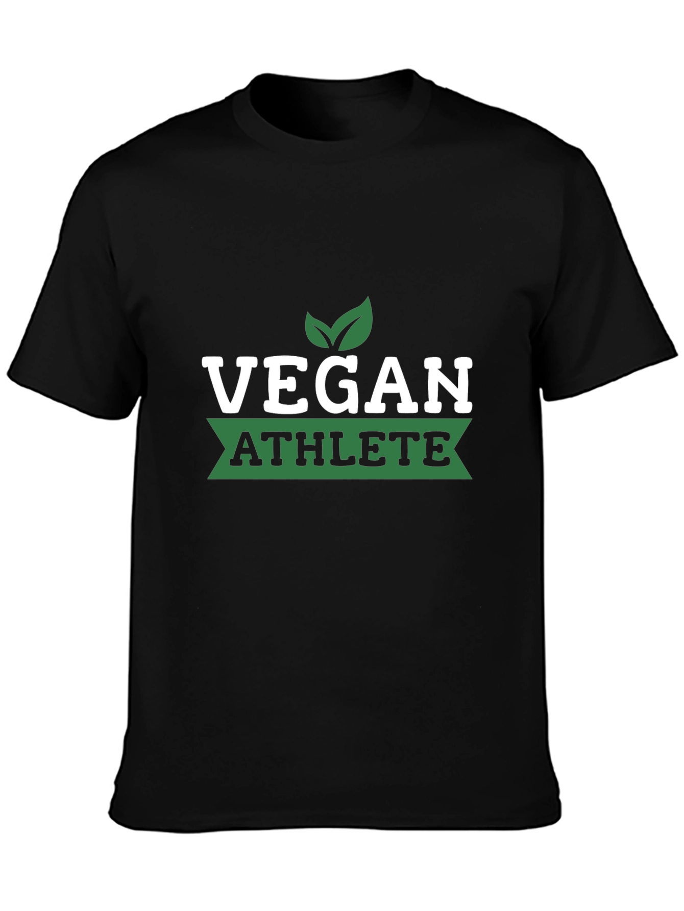 Vegan Athlete T-Shirt - Black