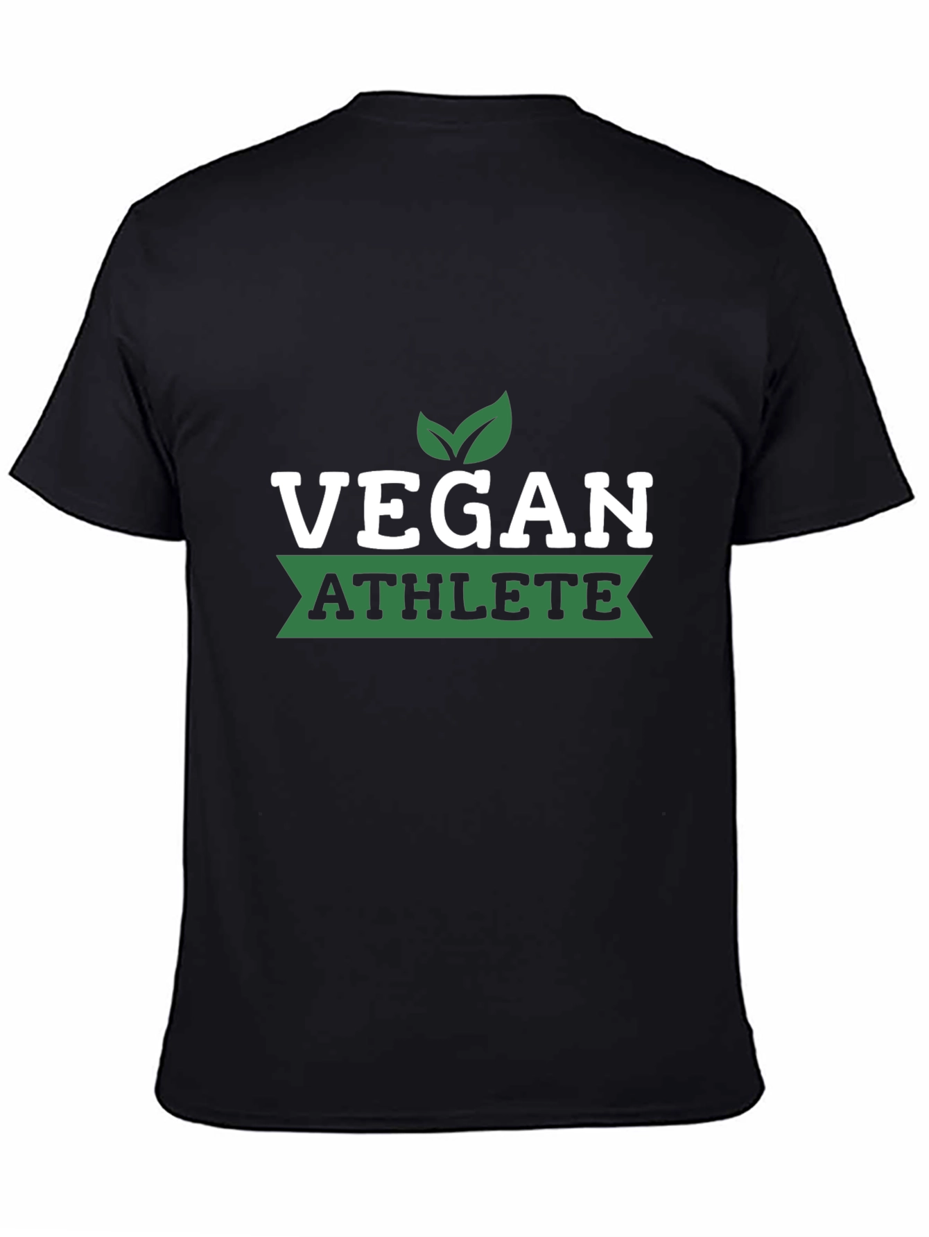 Vegan Athlete T-Shirt - Black