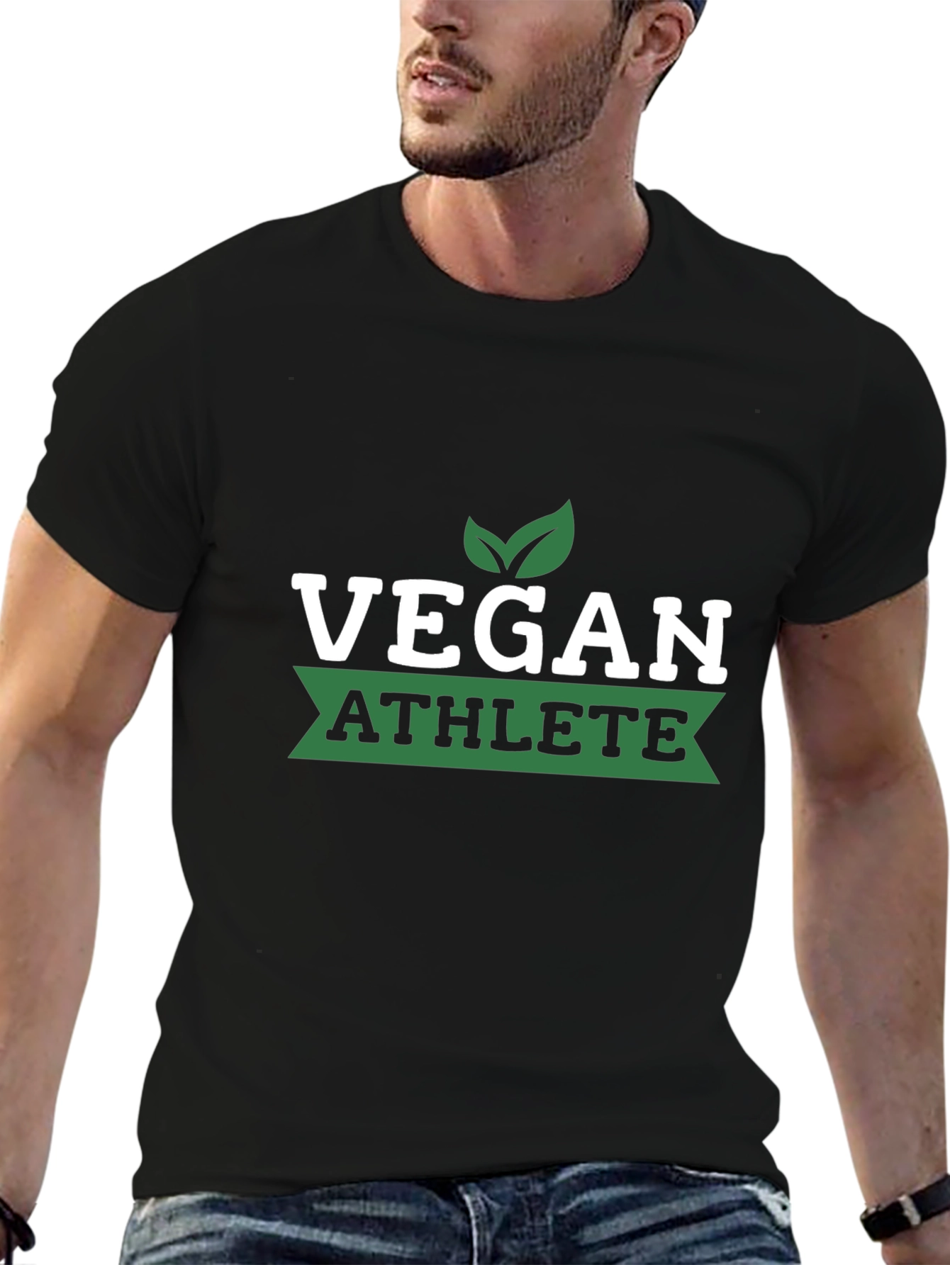 Vegan Athlete T-Shirt - Black