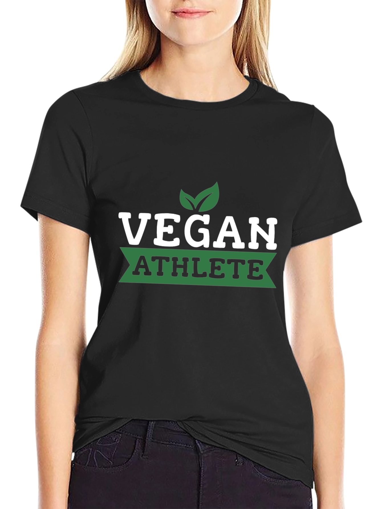 Vegan Athlete T-Shirt - Black