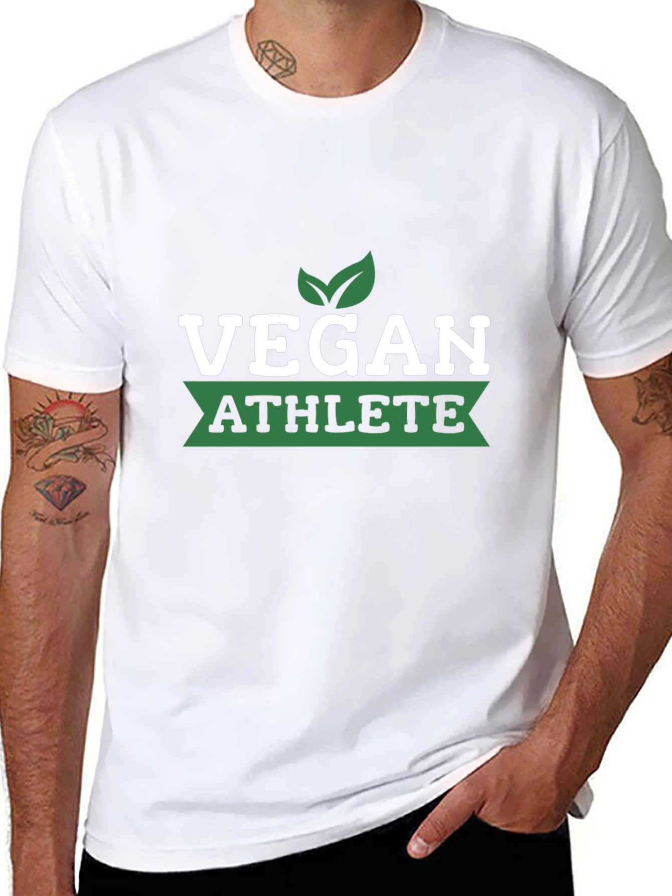 Vegan Athlete T-Shirt - Black