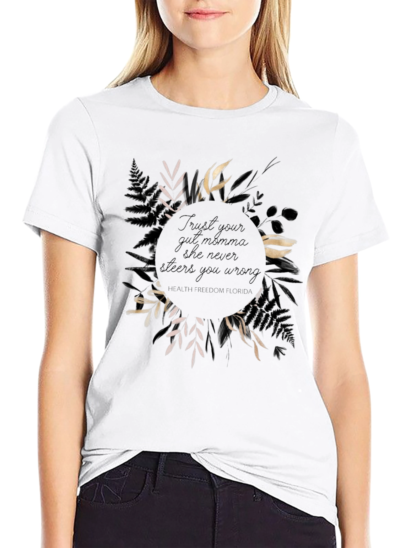 Trust Your Gut Graphic Tee - Relaxed Fit