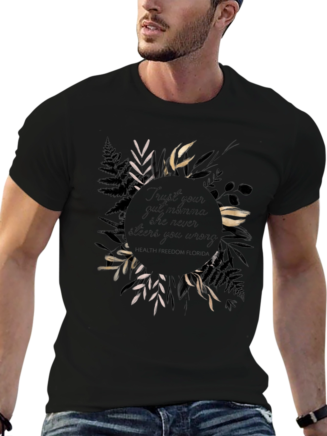 Trust Your Gut Graphic Tee - Relaxed Fit
