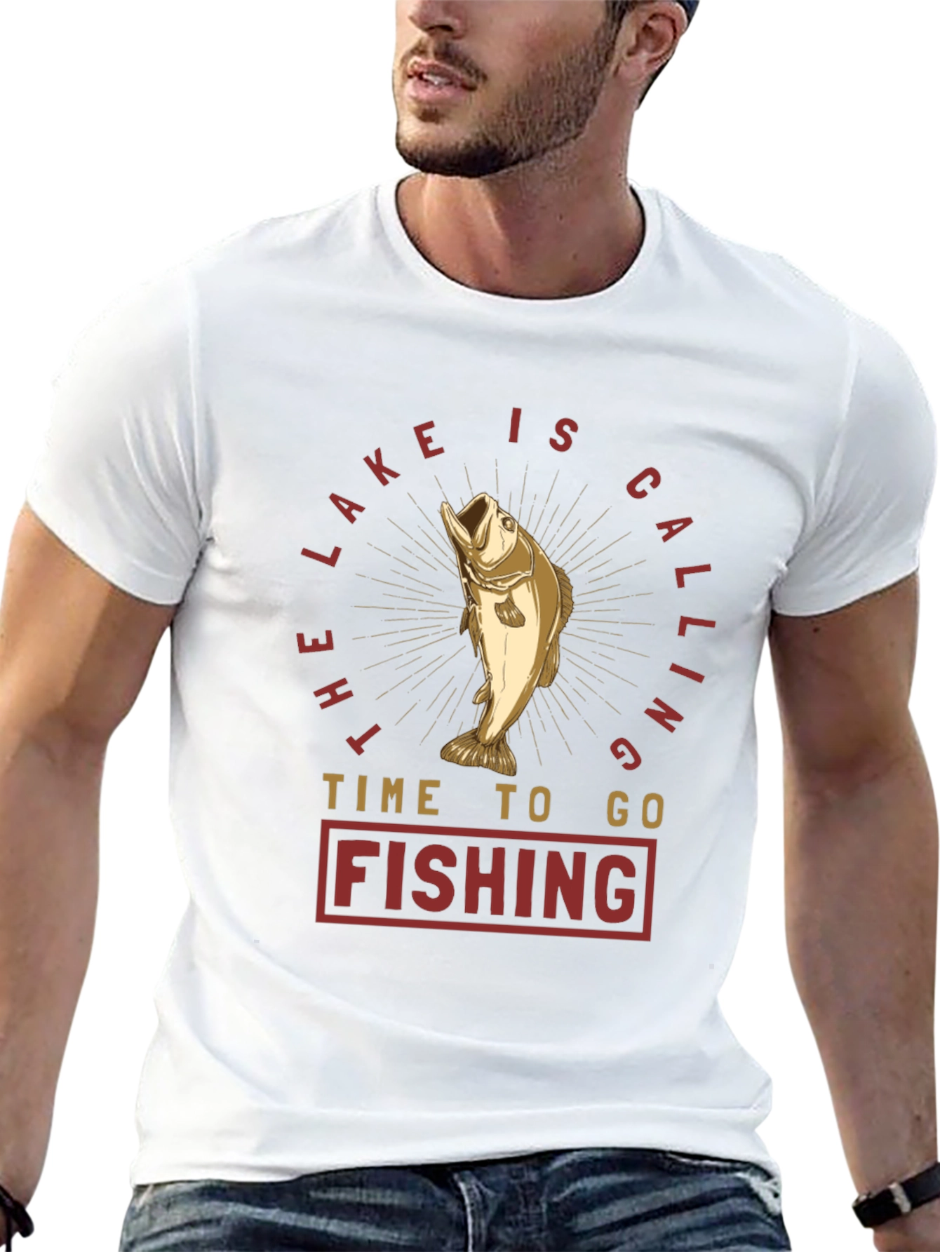 The Lake is Calling T-Shirt - Fishing Graphic Tee