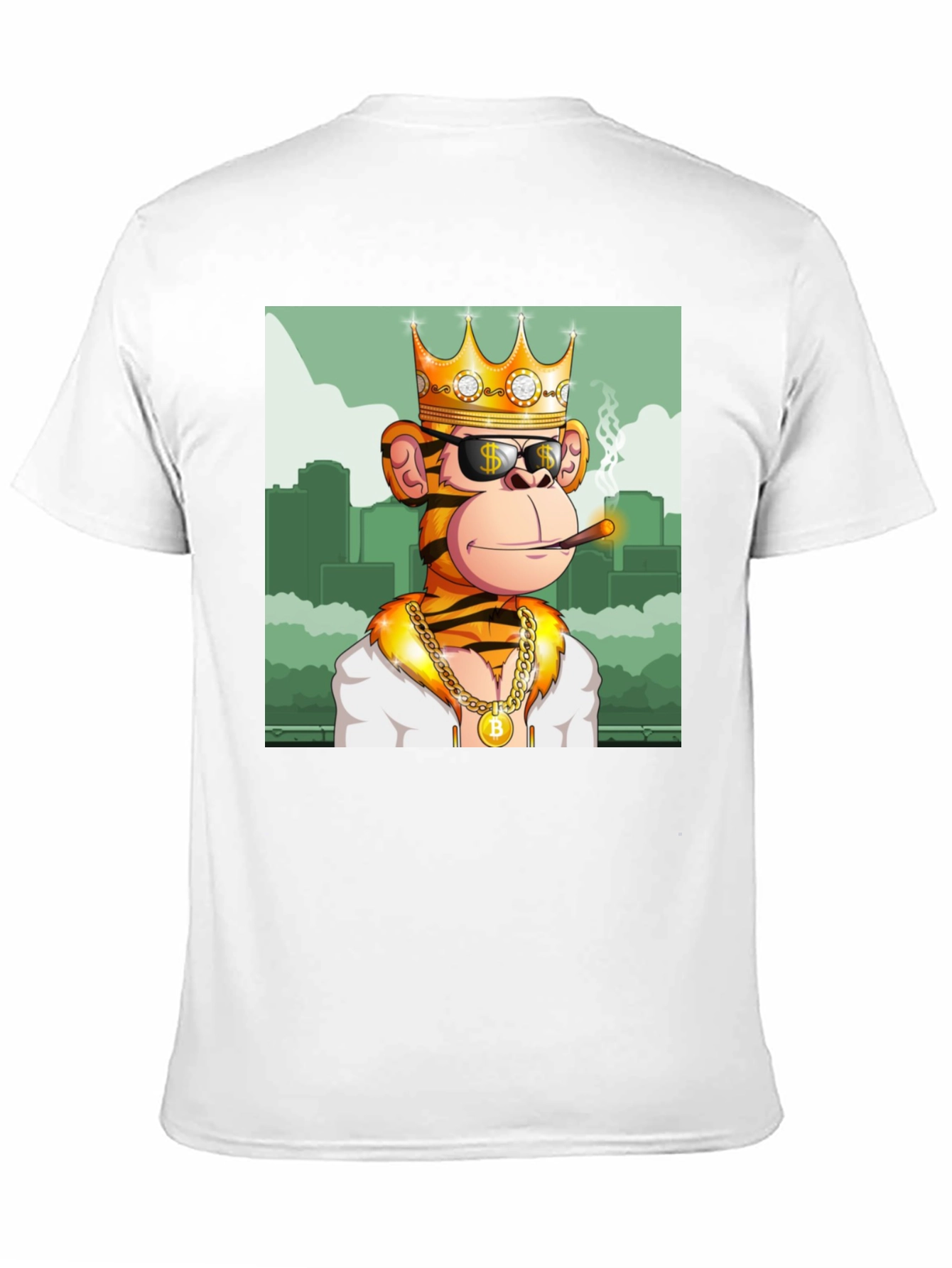 King Monkey Graphic Tee - Black Crewneck