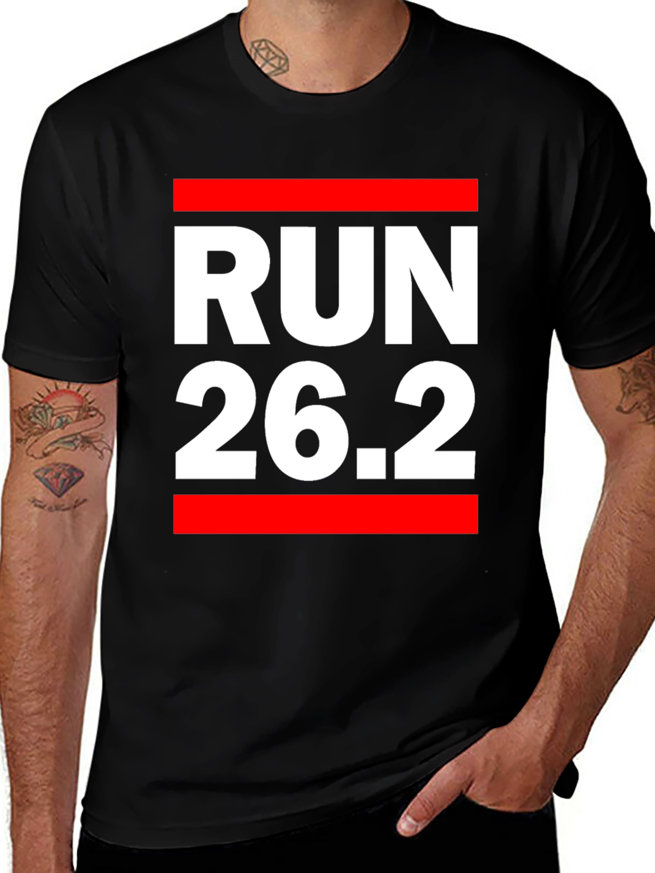Run 26.2 Marathon T-Shirt - Black