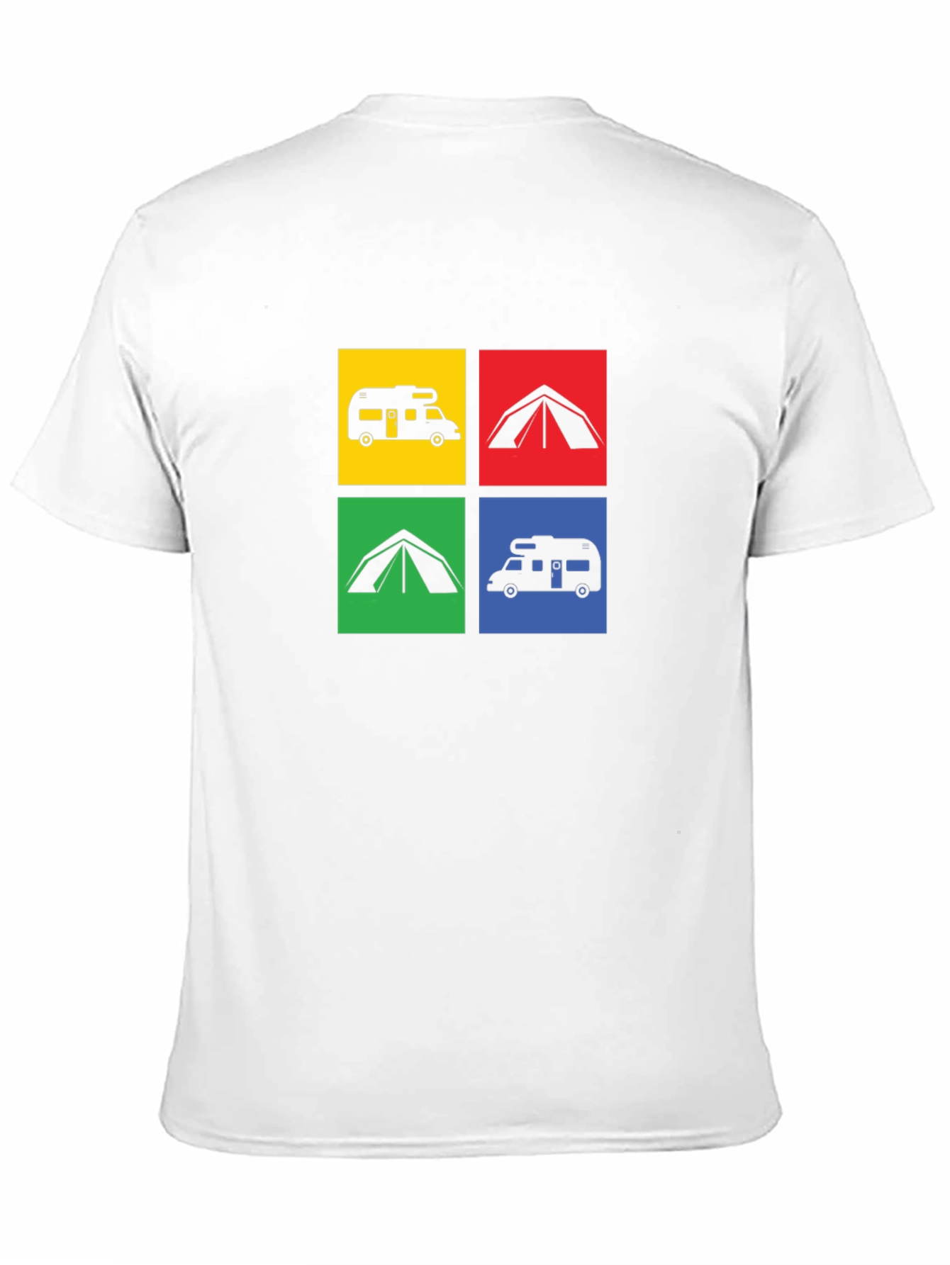Camping Adventure T-Shirt: RV & Tent Design
