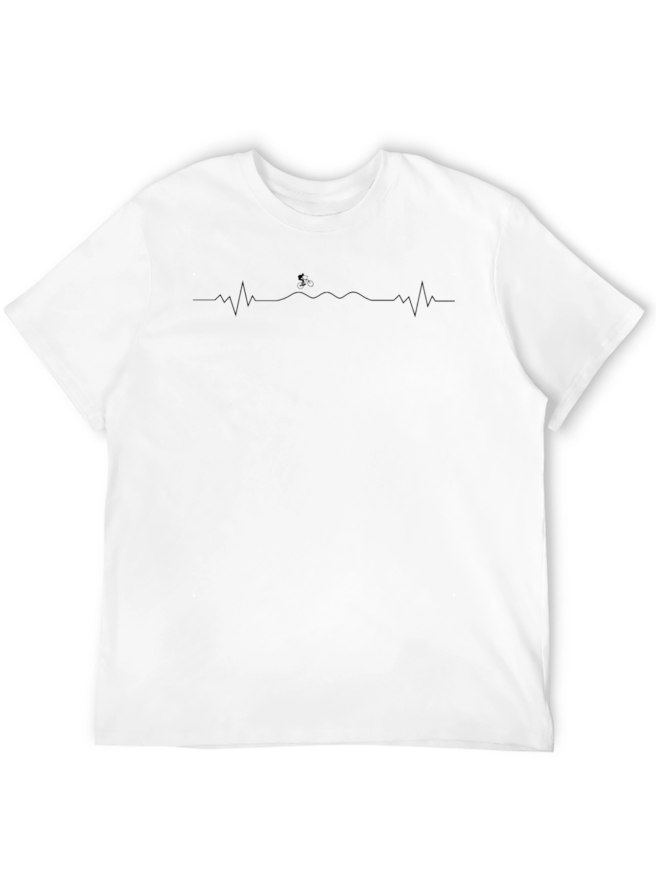 Biker Heartbeat T-Shirt - Ride On!