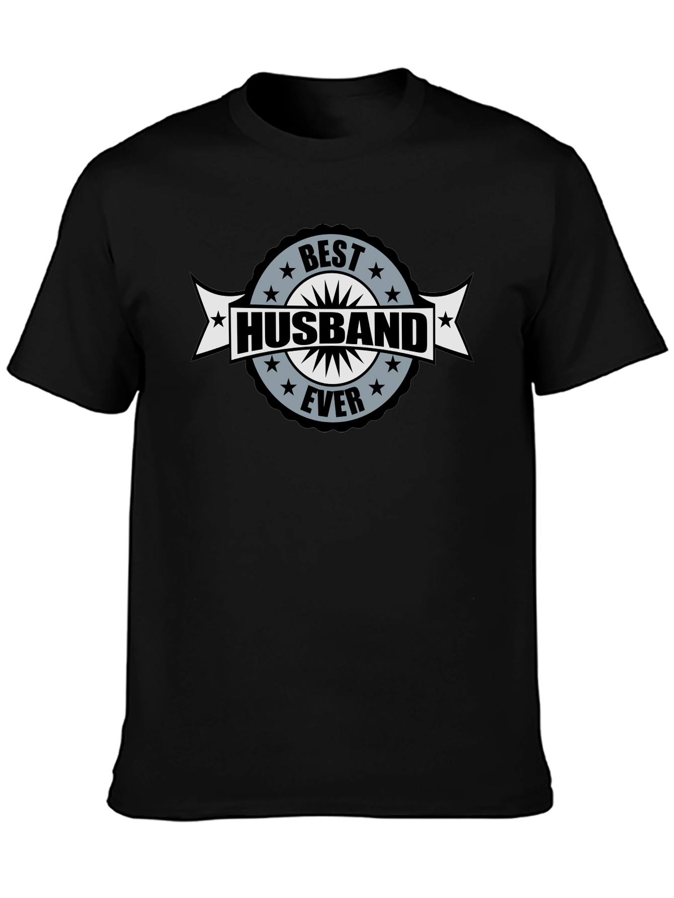 Best Husband Ever Black Graphic T-Shirt