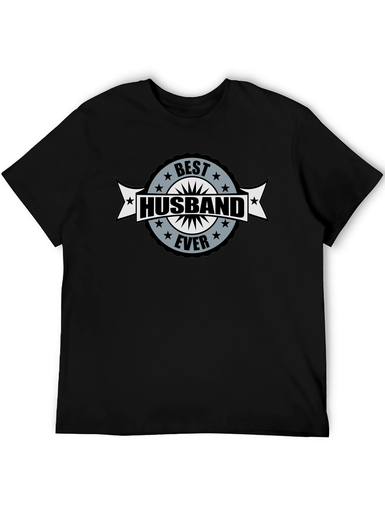 Best Husband Ever Black Graphic T-Shirt