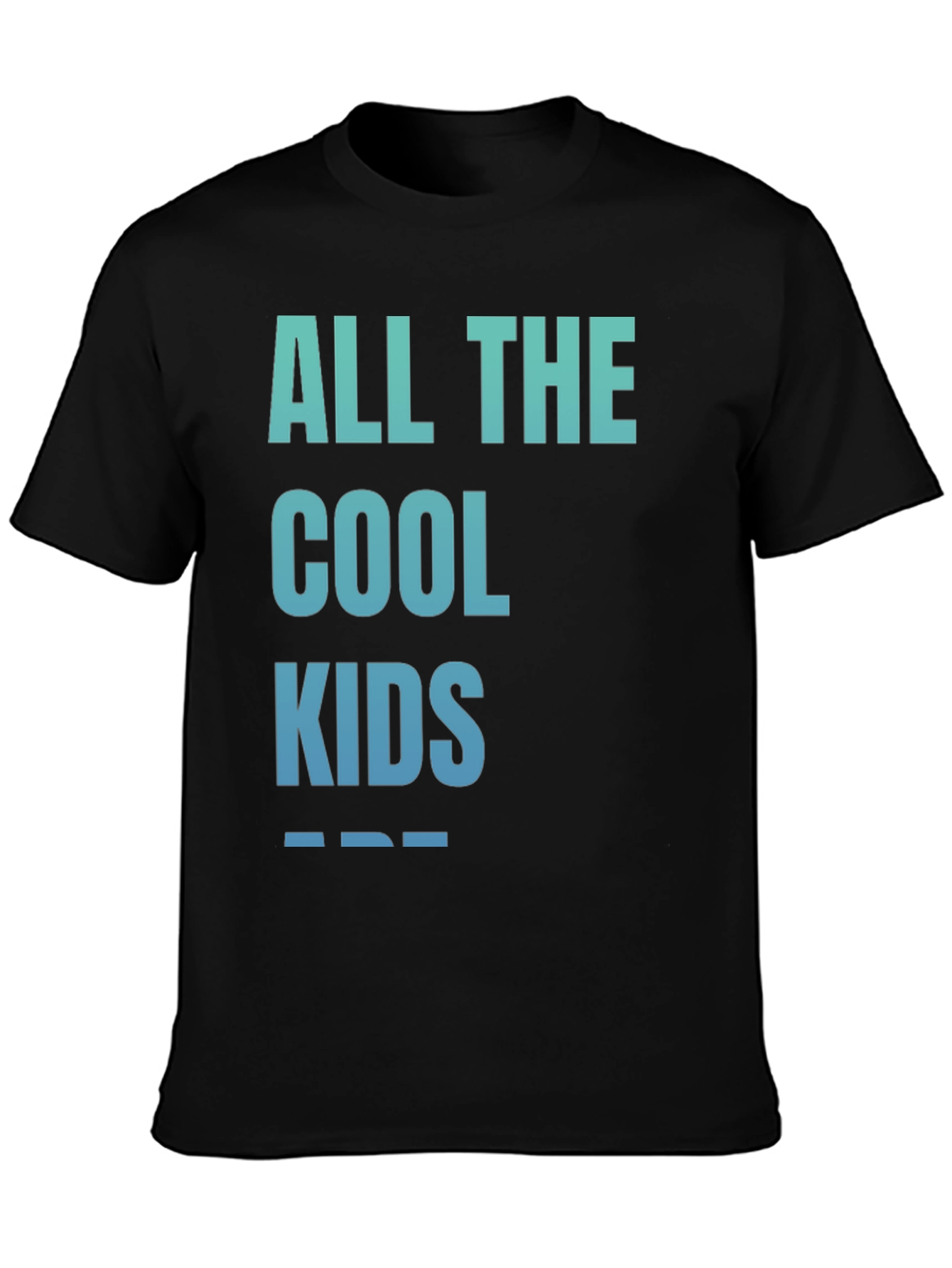 Cool Kids Black T-Shirt