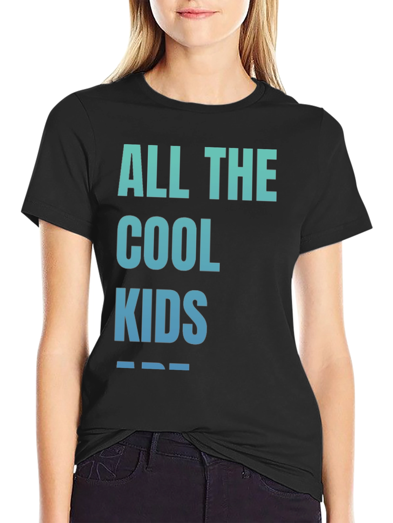 Cool Kids Black T-Shirt