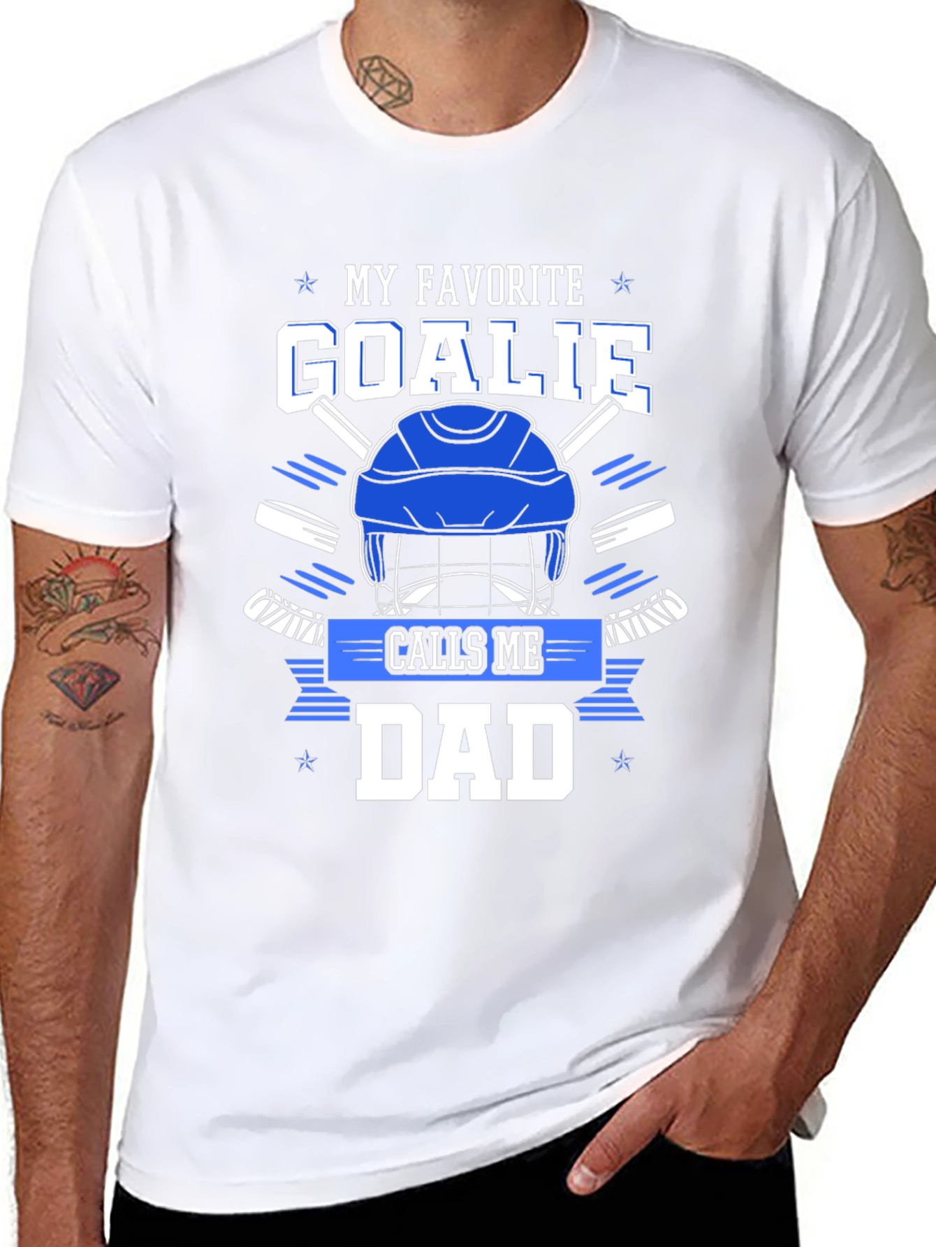 My Favorite Goalie Calls Me Dad T-Shirt