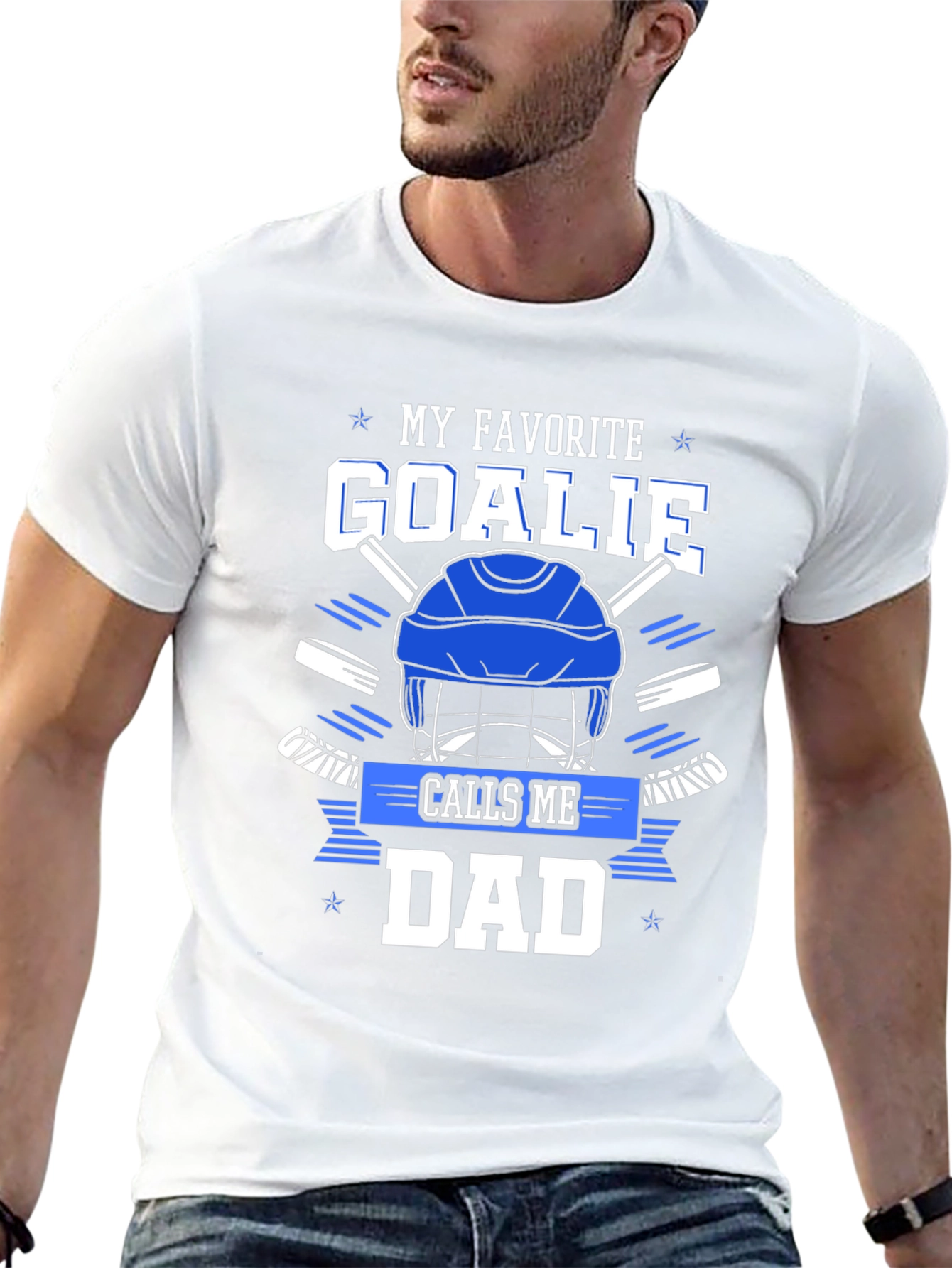 My Favorite Goalie Calls Me Dad T-Shirt
