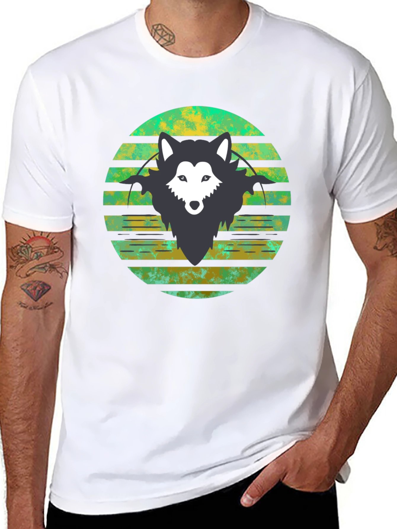 Wolf Graphic T-Shirt - Urban Style