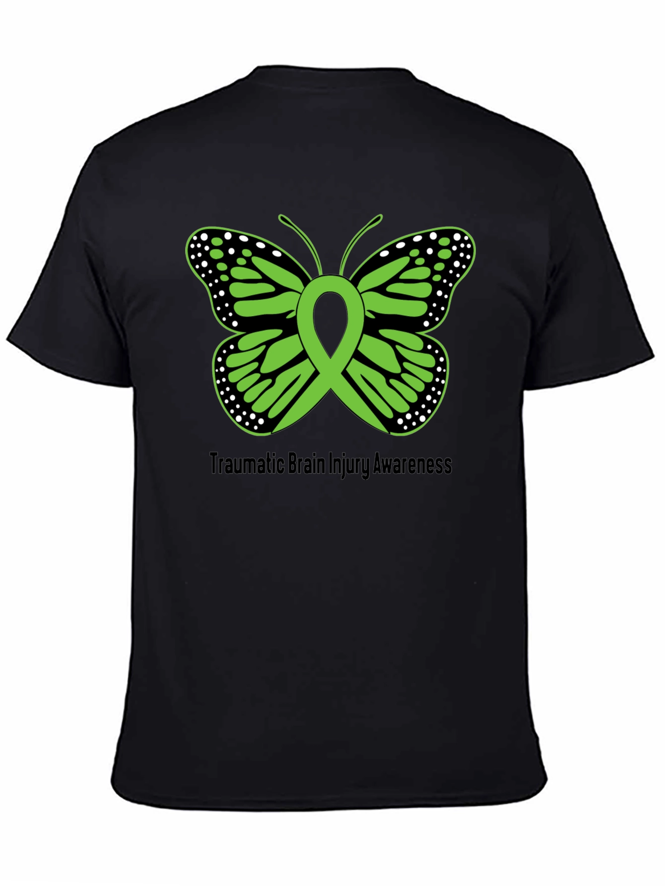 Traumatic Brain Injury Awareness Butterfly T-Shirt