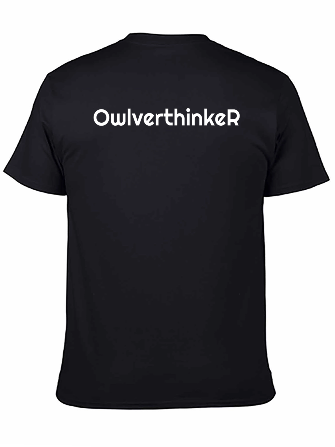 OwlverthinkeR Black T-Shirt - Comfortable and Stylish