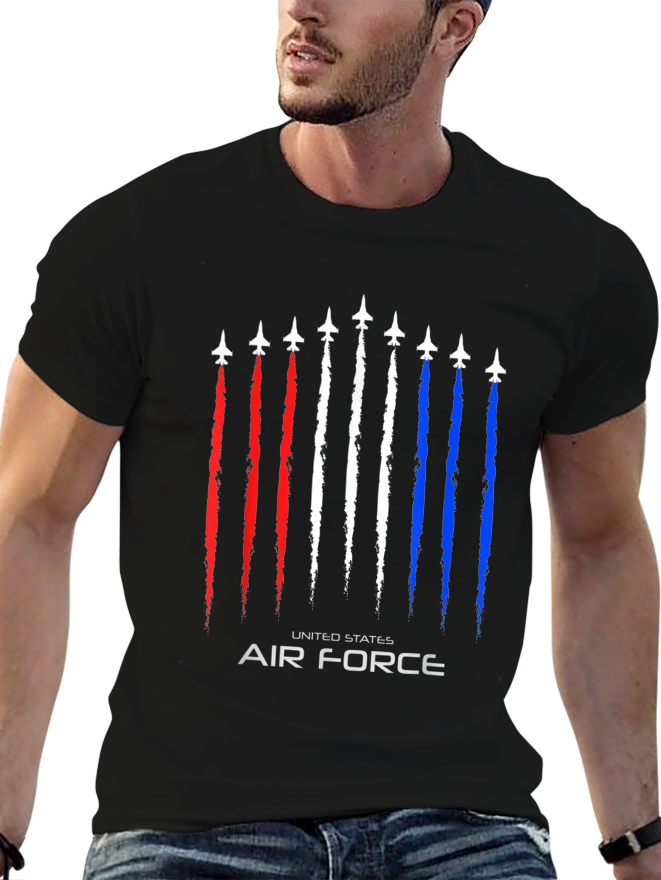 USA Air Force Jet Stream T-Shirt