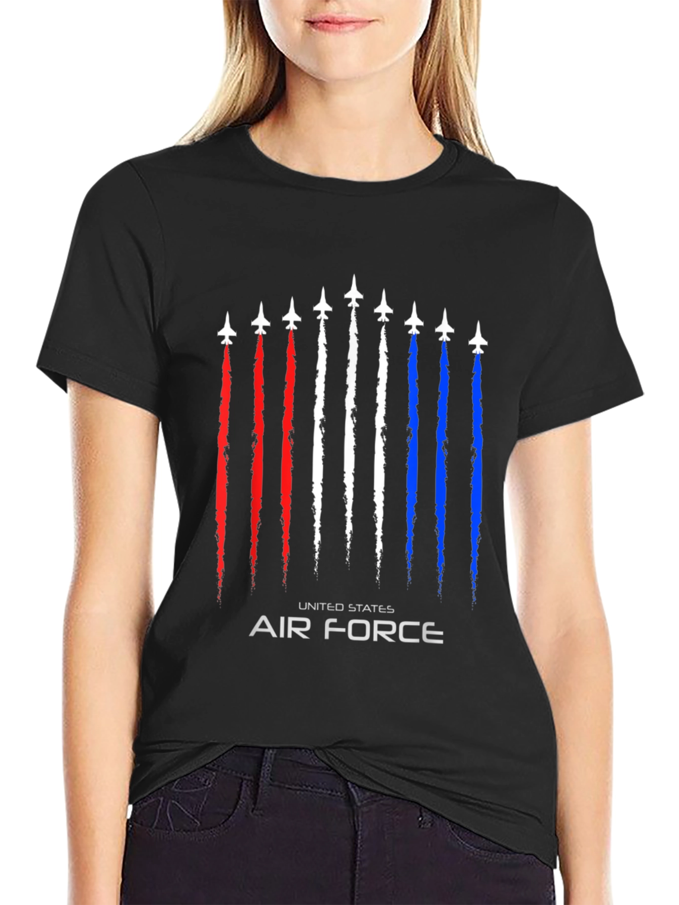 USA Air Force Jet Stream T-Shirt