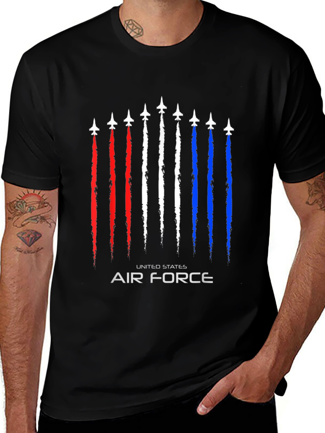 USA Air Force Jet Stream T-Shirt