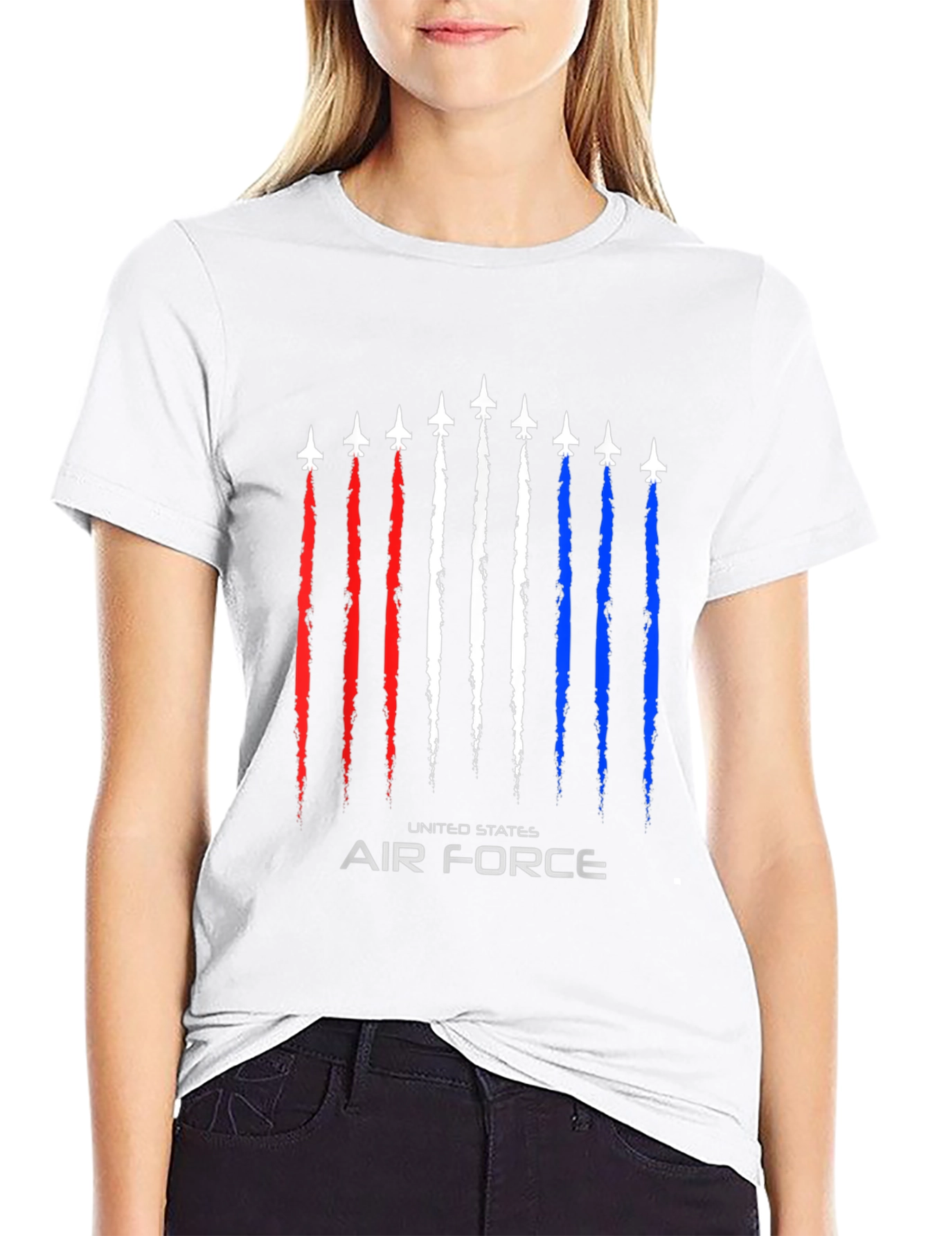 USA Air Force Jet Stream T-Shirt