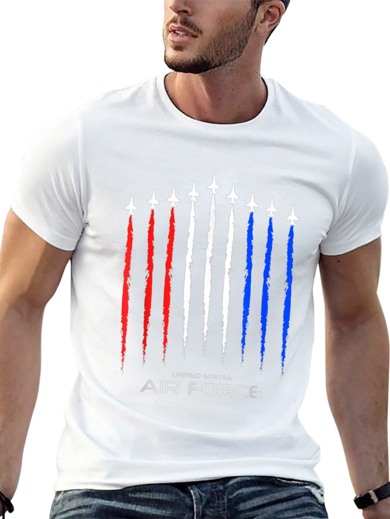USA Air Force Jet Stream T-Shirt