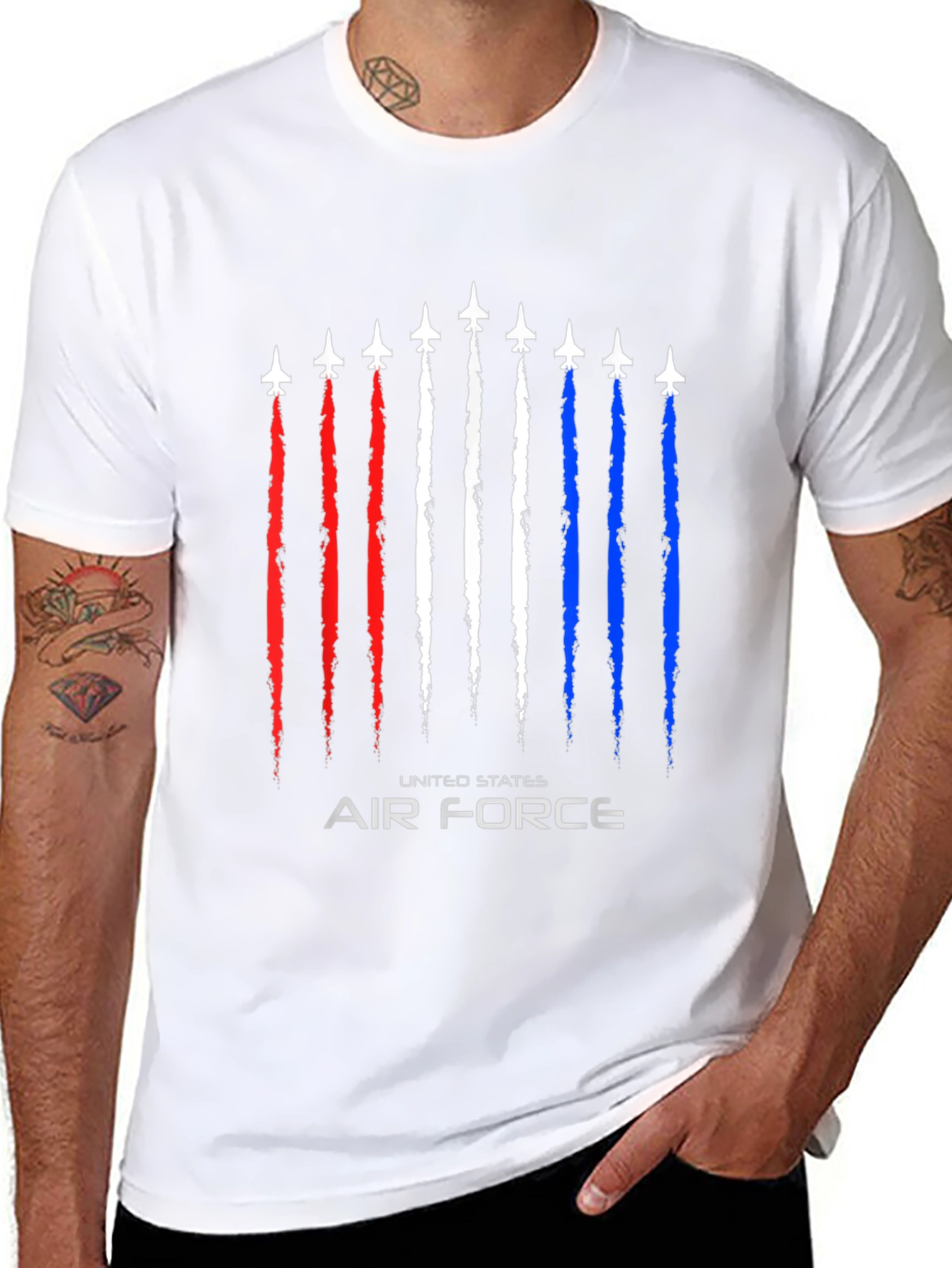 USA Air Force Jet Stream T-Shirt