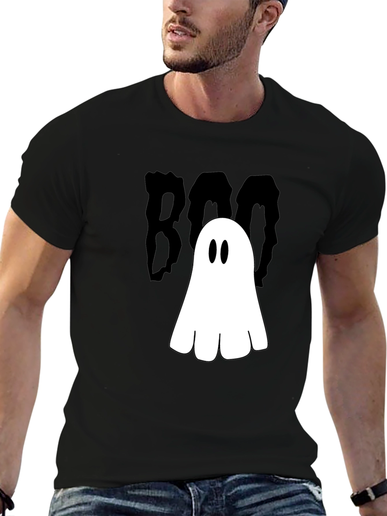 Boo Ghost T-Shirt - Halloween Spooky Season Tee
