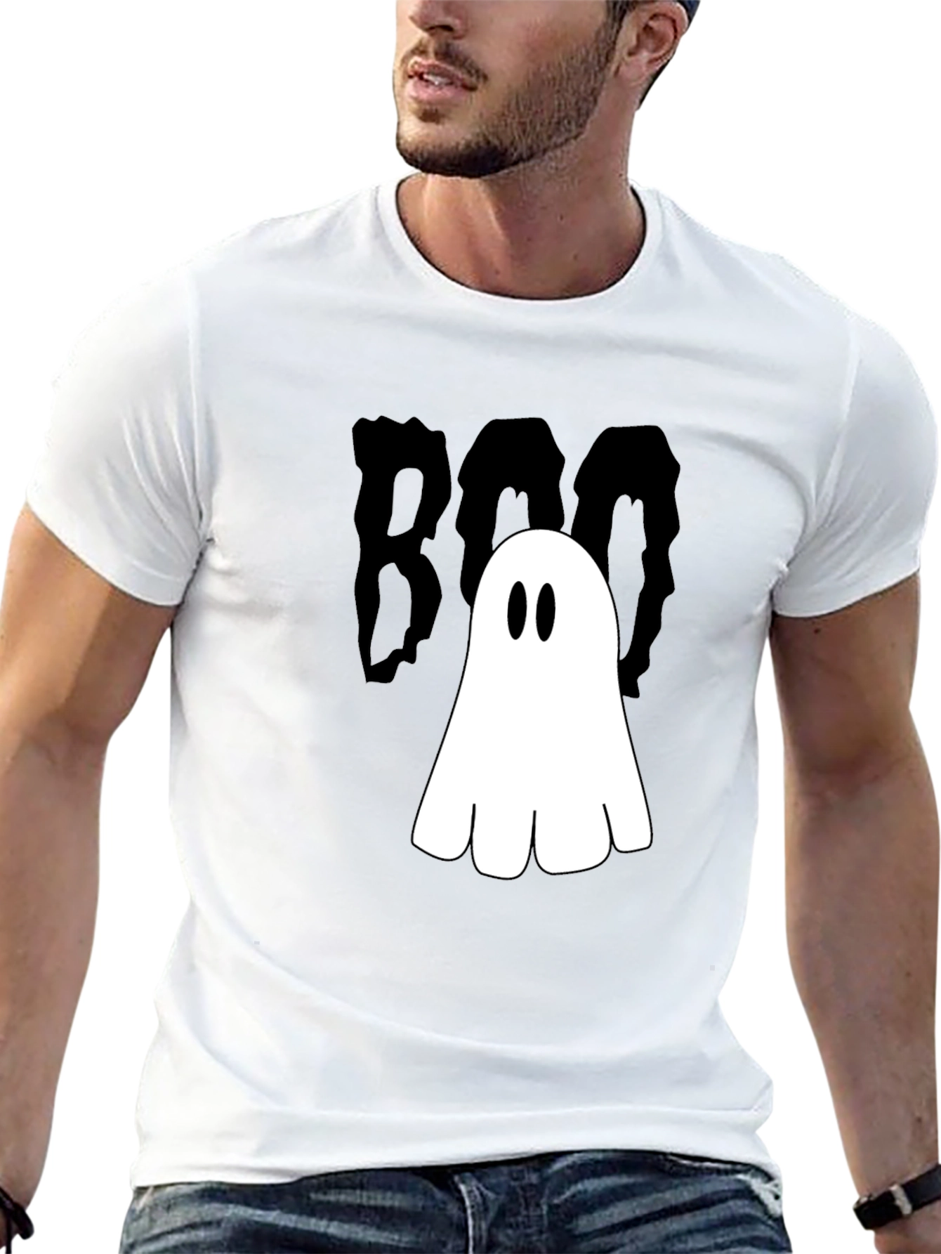 Boo Ghost T-Shirt - Halloween Spooky Season Tee