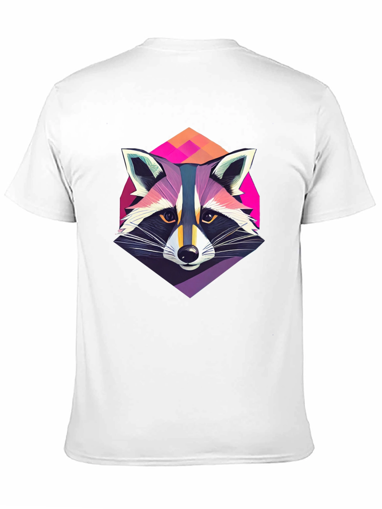 Cool Raccoon Graphic Tee - Mens Black T-Shirt
