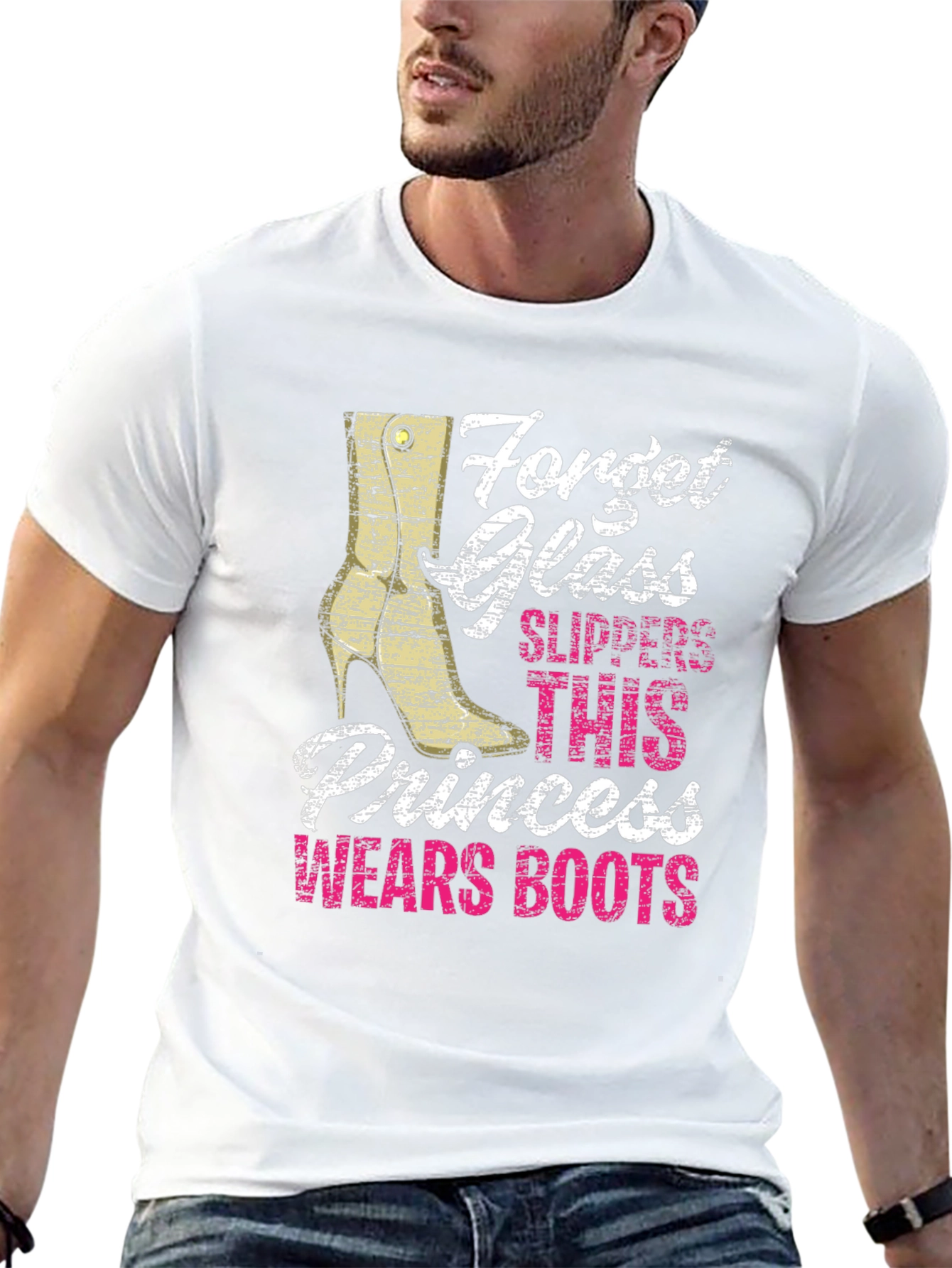 Forget Glass Slippers - Boots Princess T-Shirt