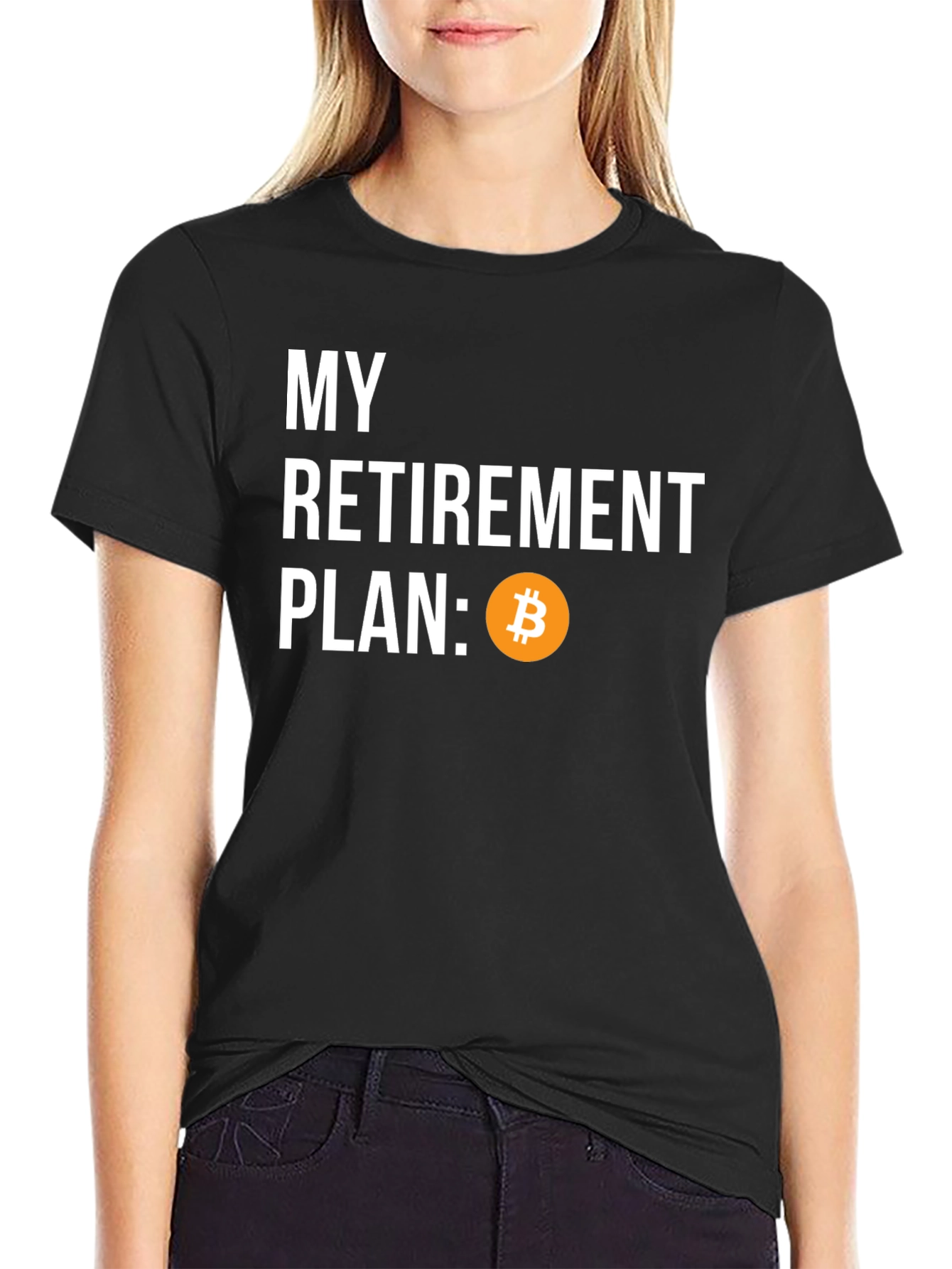 Bitcoin Retirement Plan Graphic T-Shirt
