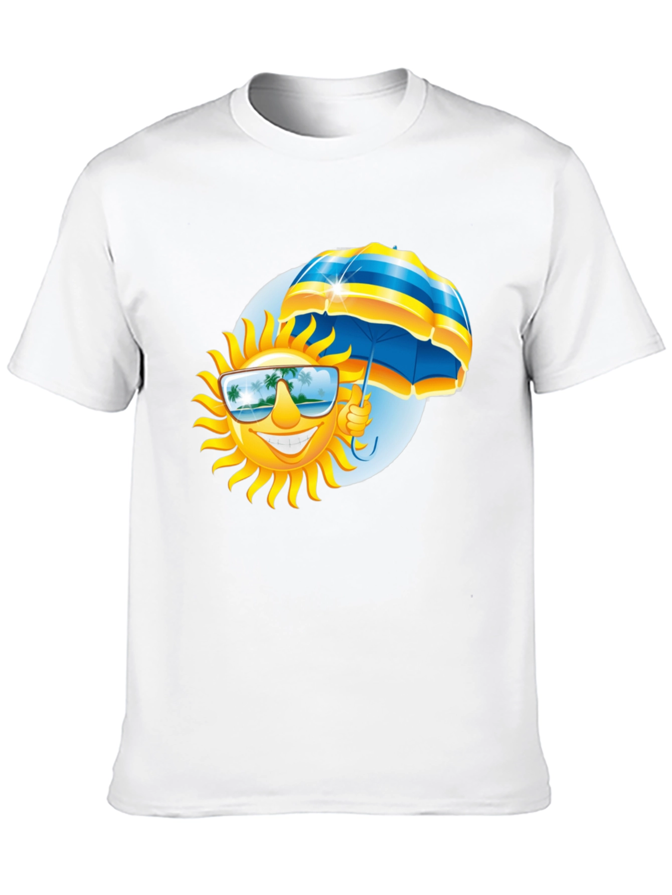 Summer Sun & Shade Graphic Tee - Black