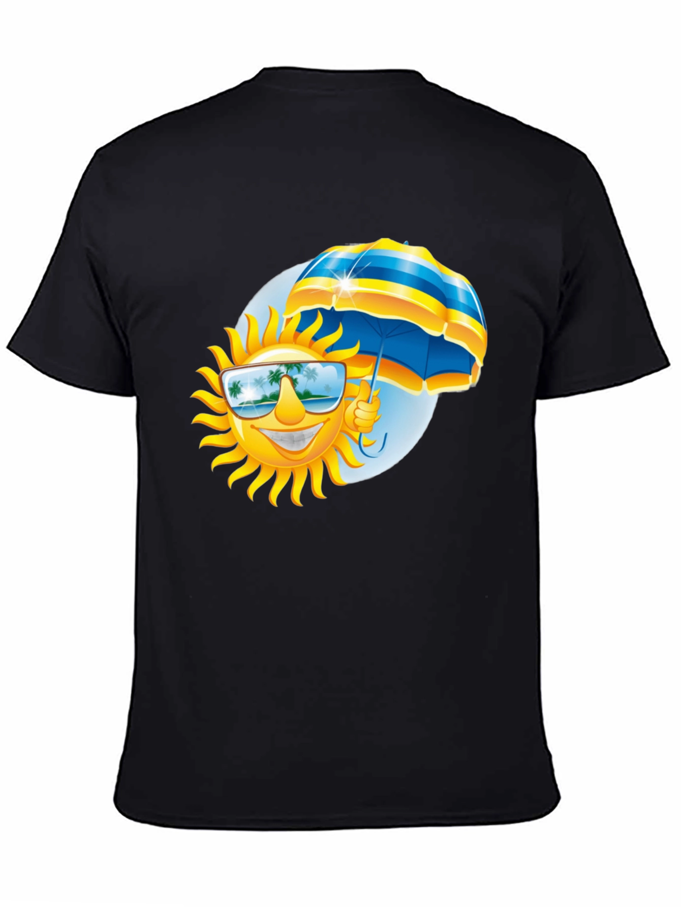 Summer Sun & Shade Graphic Tee - Black