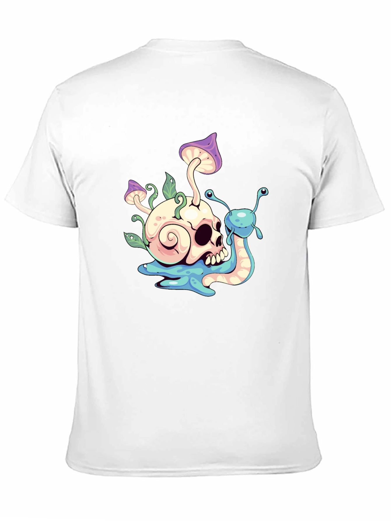 Skull Snail Graphic T-Shirt
