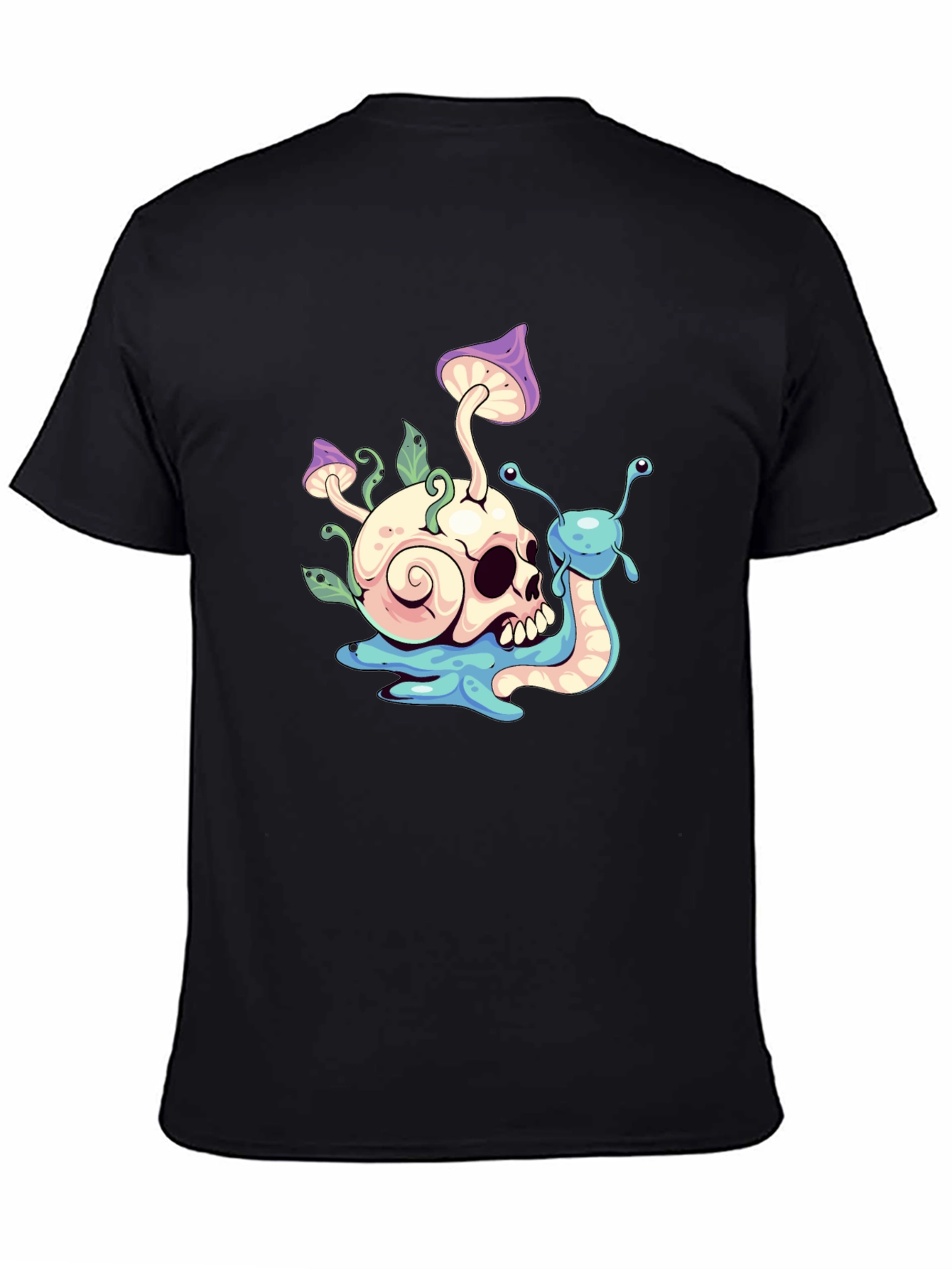 Skull Snail Graphic T-Shirt