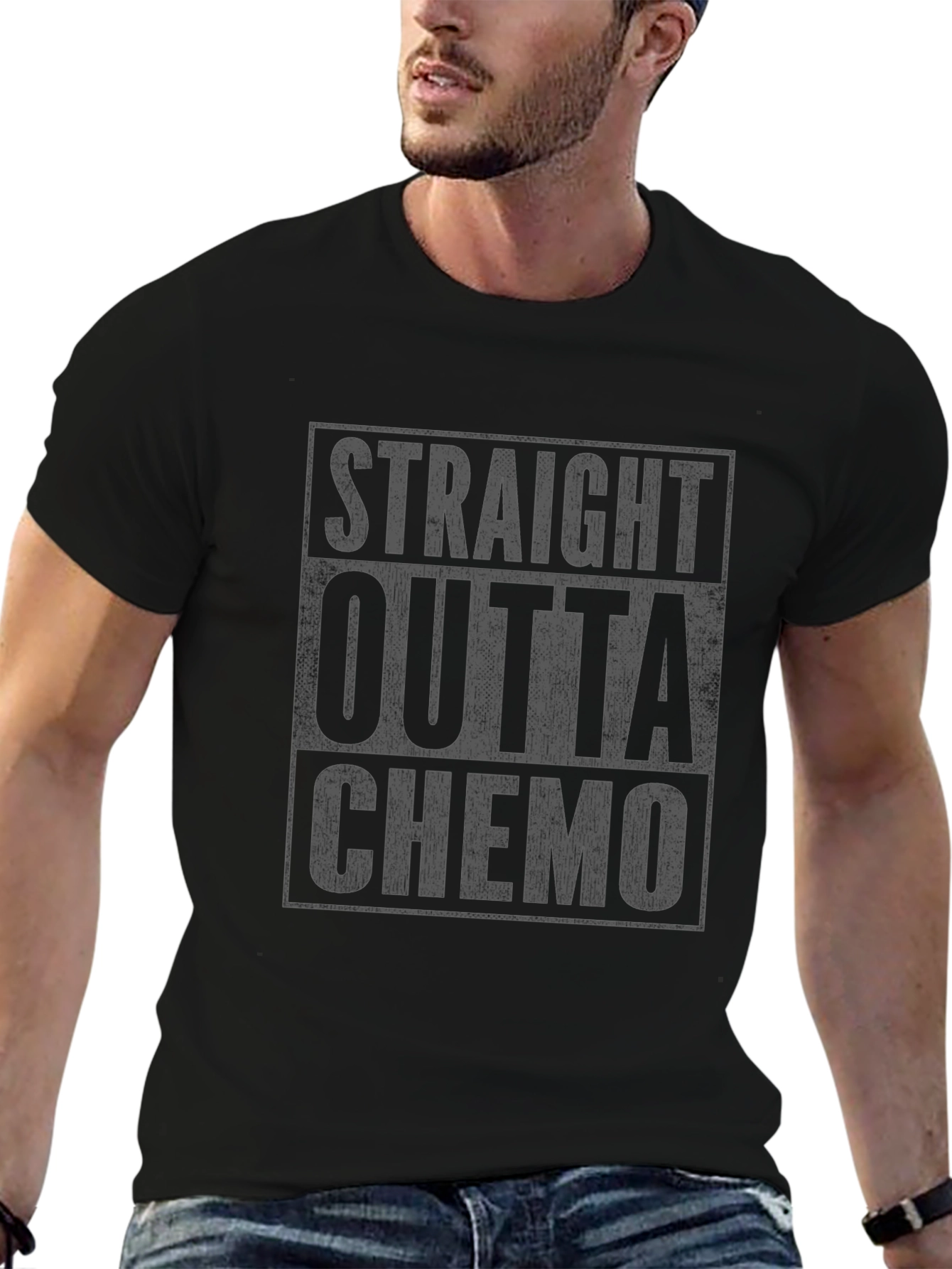 Straight Outta Chemo T-Shirt - Cancer Survivor Tee