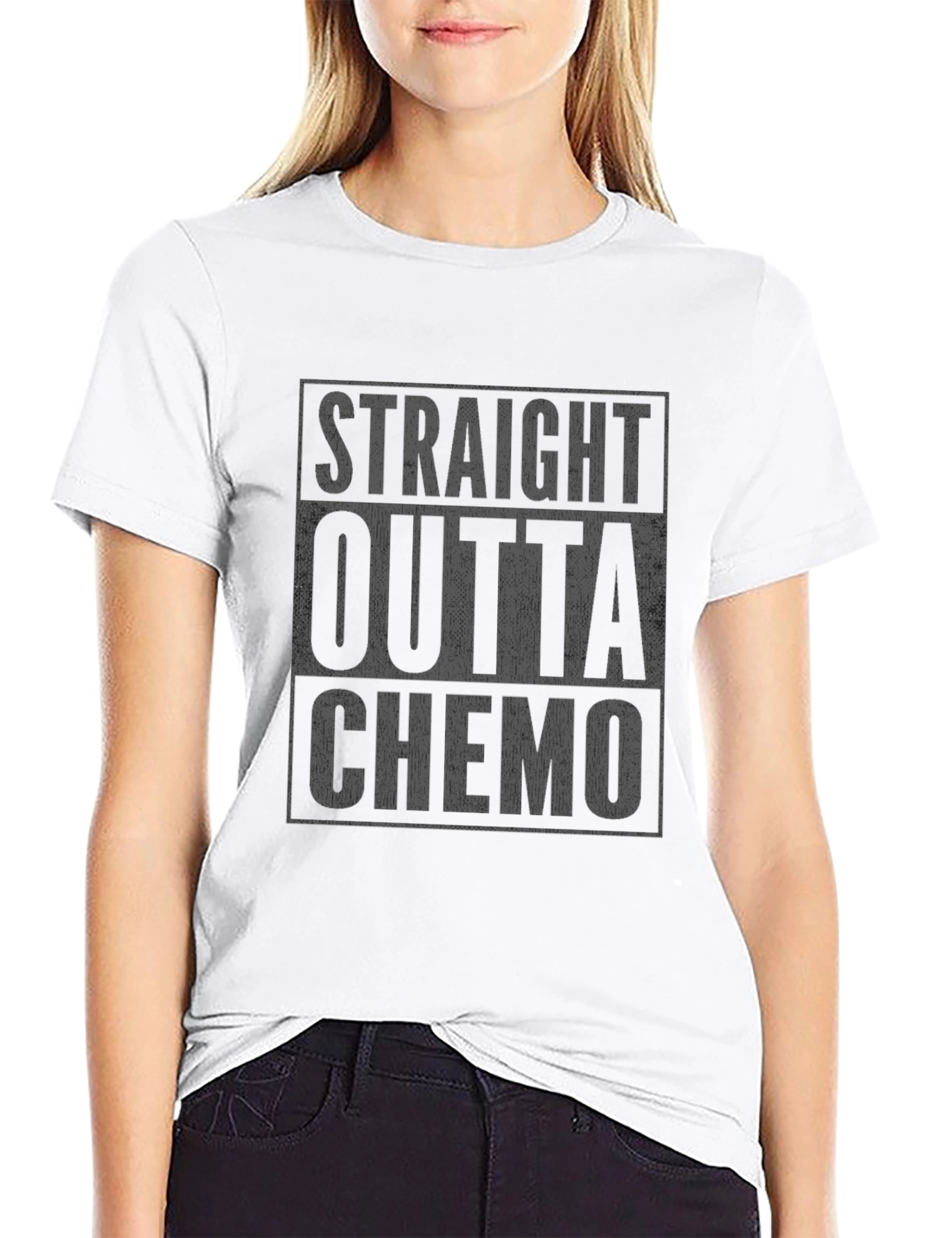 Straight Outta Chemo T-Shirt - Cancer Survivor Tee