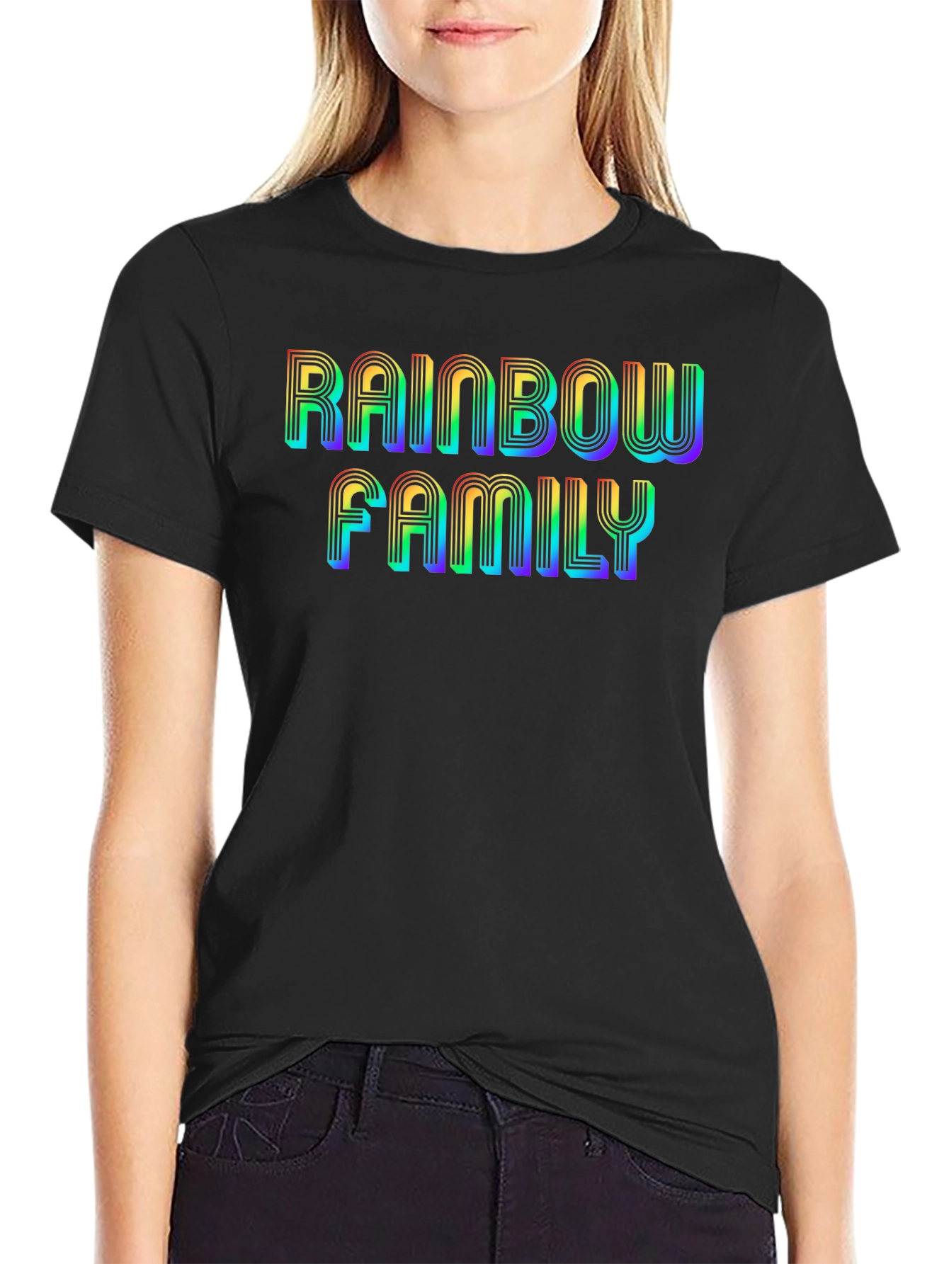 Rainbow Family Graphic Tee - Pride Apparel