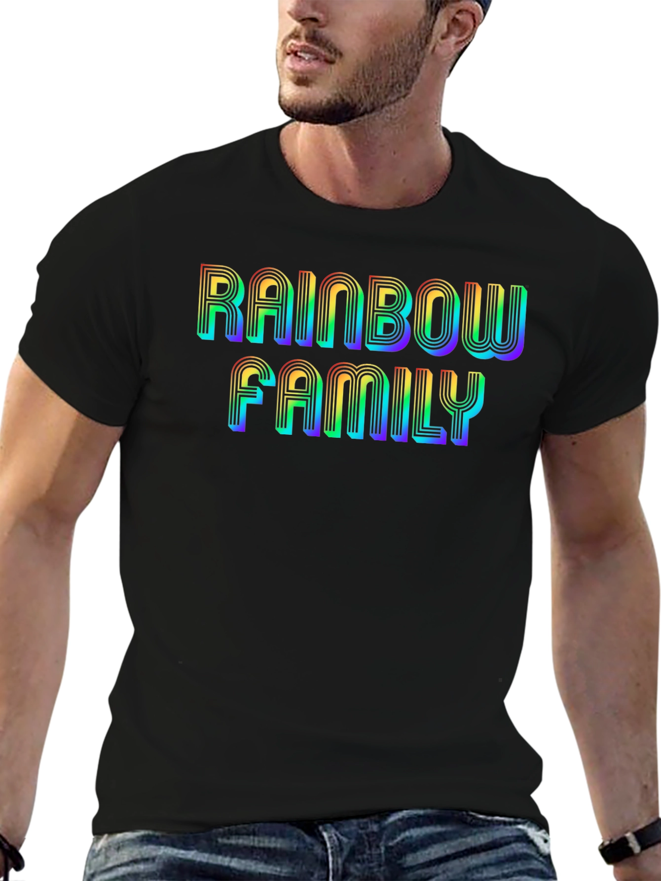 Rainbow Family Graphic Tee - Pride Apparel