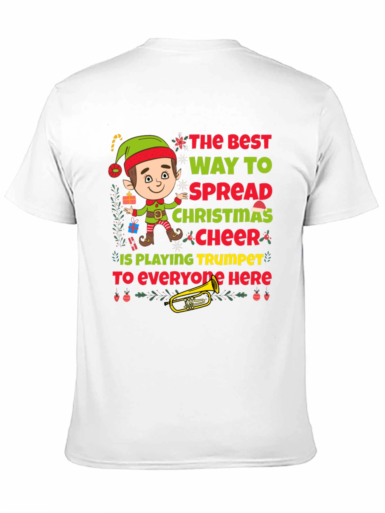 Christmas Trumpet Elf T-Shirt